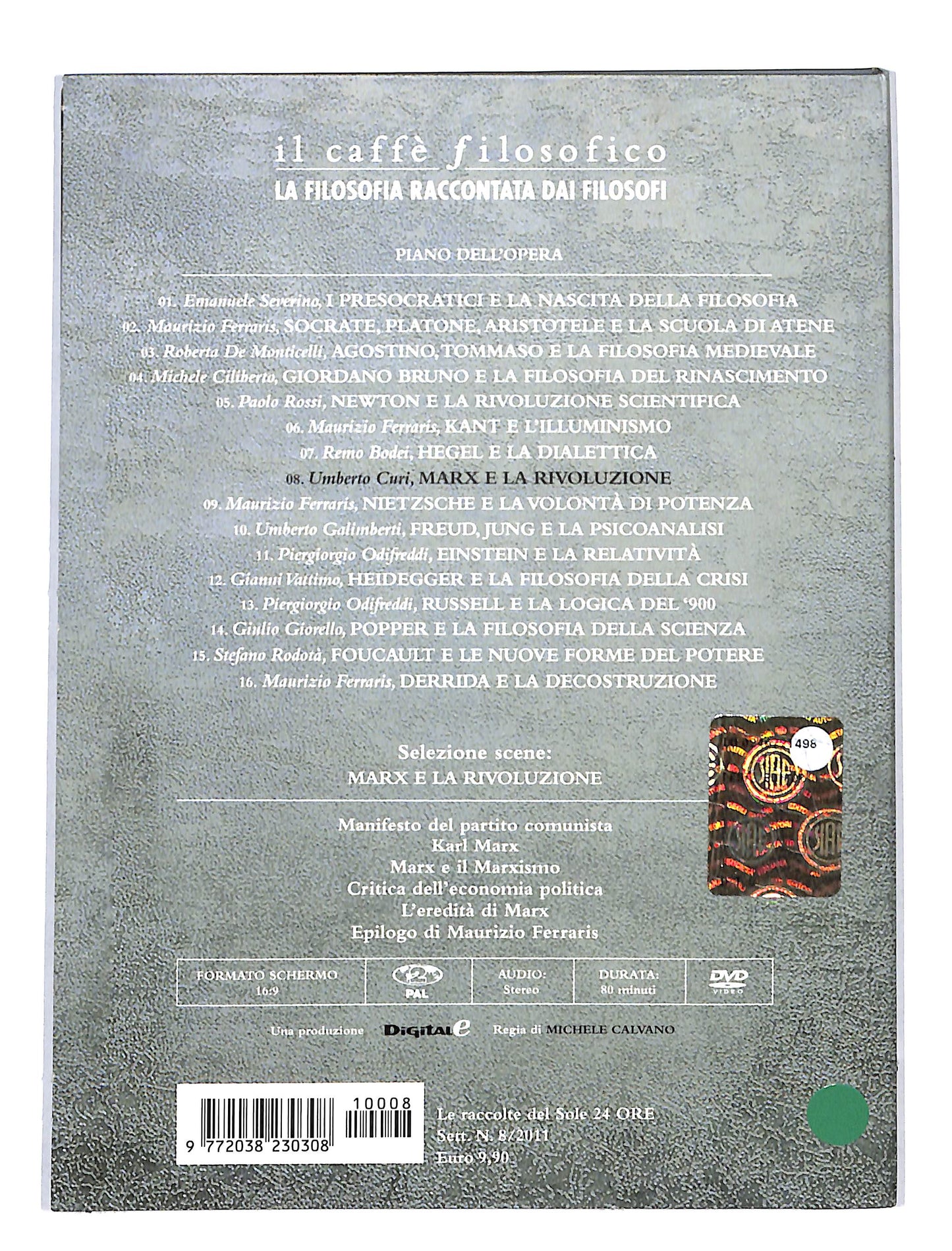 EBOND Umberto Curi racconta Marx e la rivoluzione EDITORIALE DVD DB702137