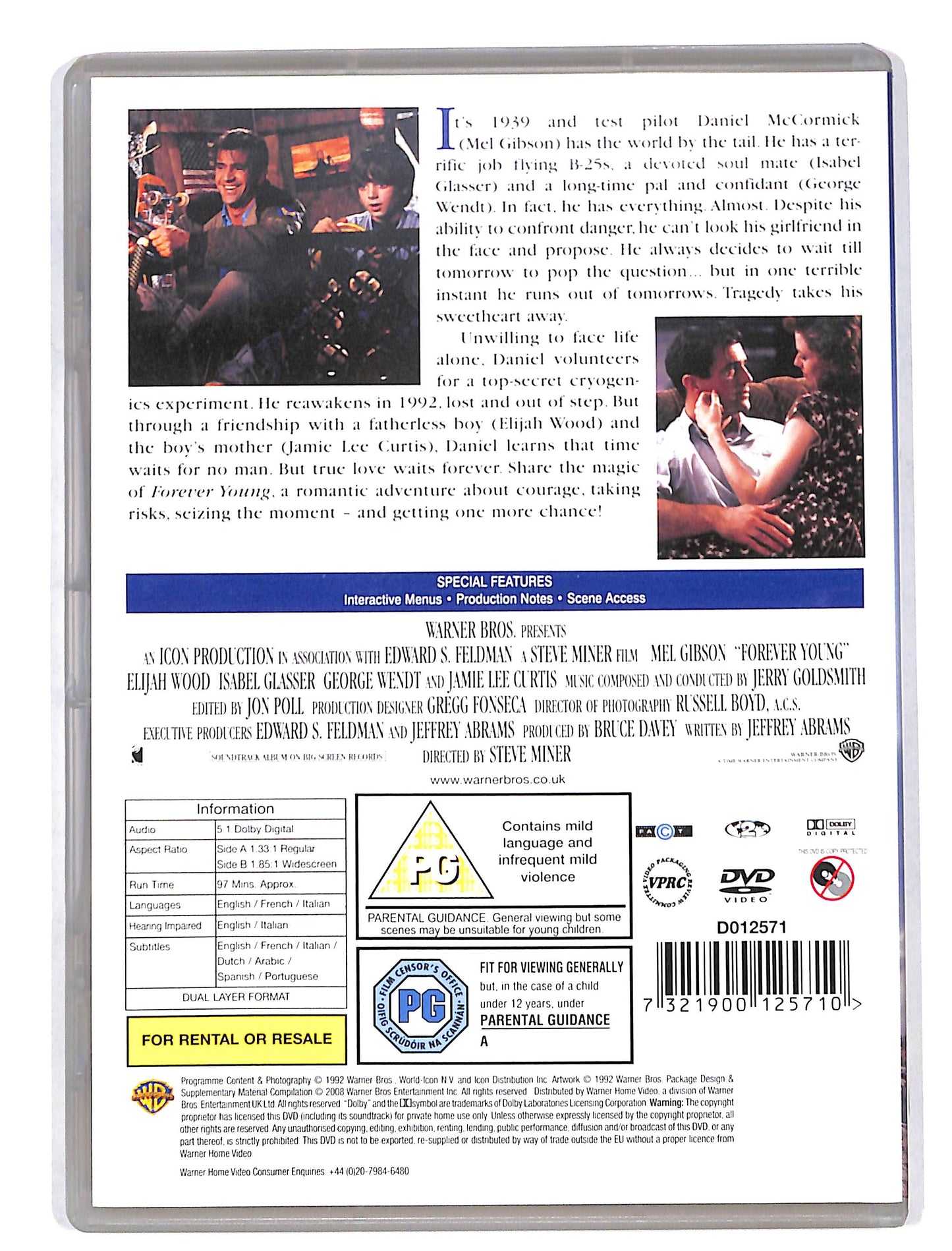 EBOND Forever Young Edizione Regno Unito DVD DB702151