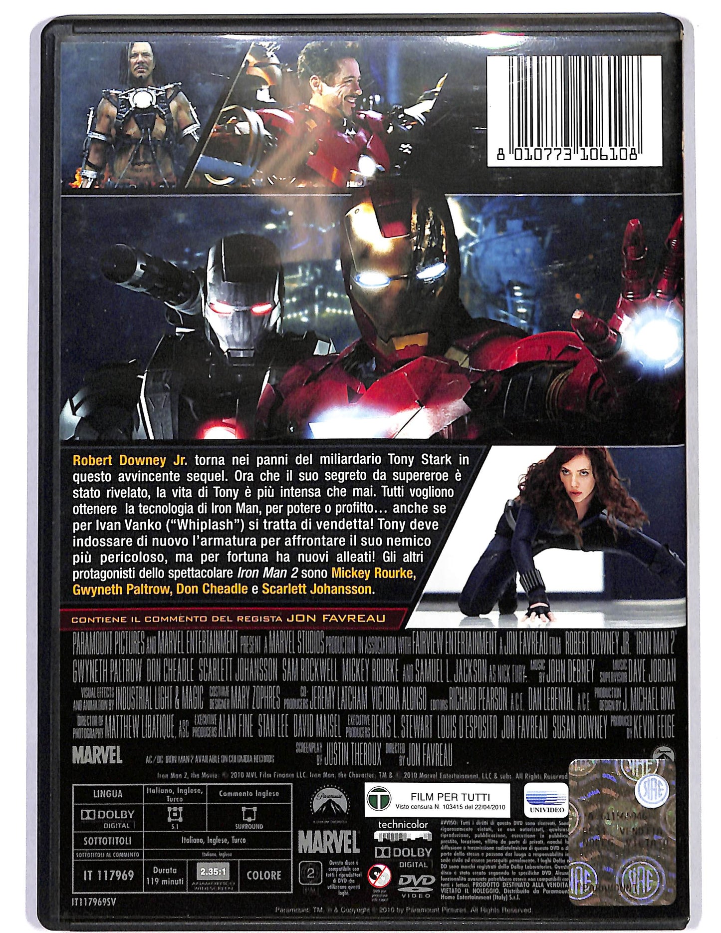 EBOND Iron man 2 DVD DB702205