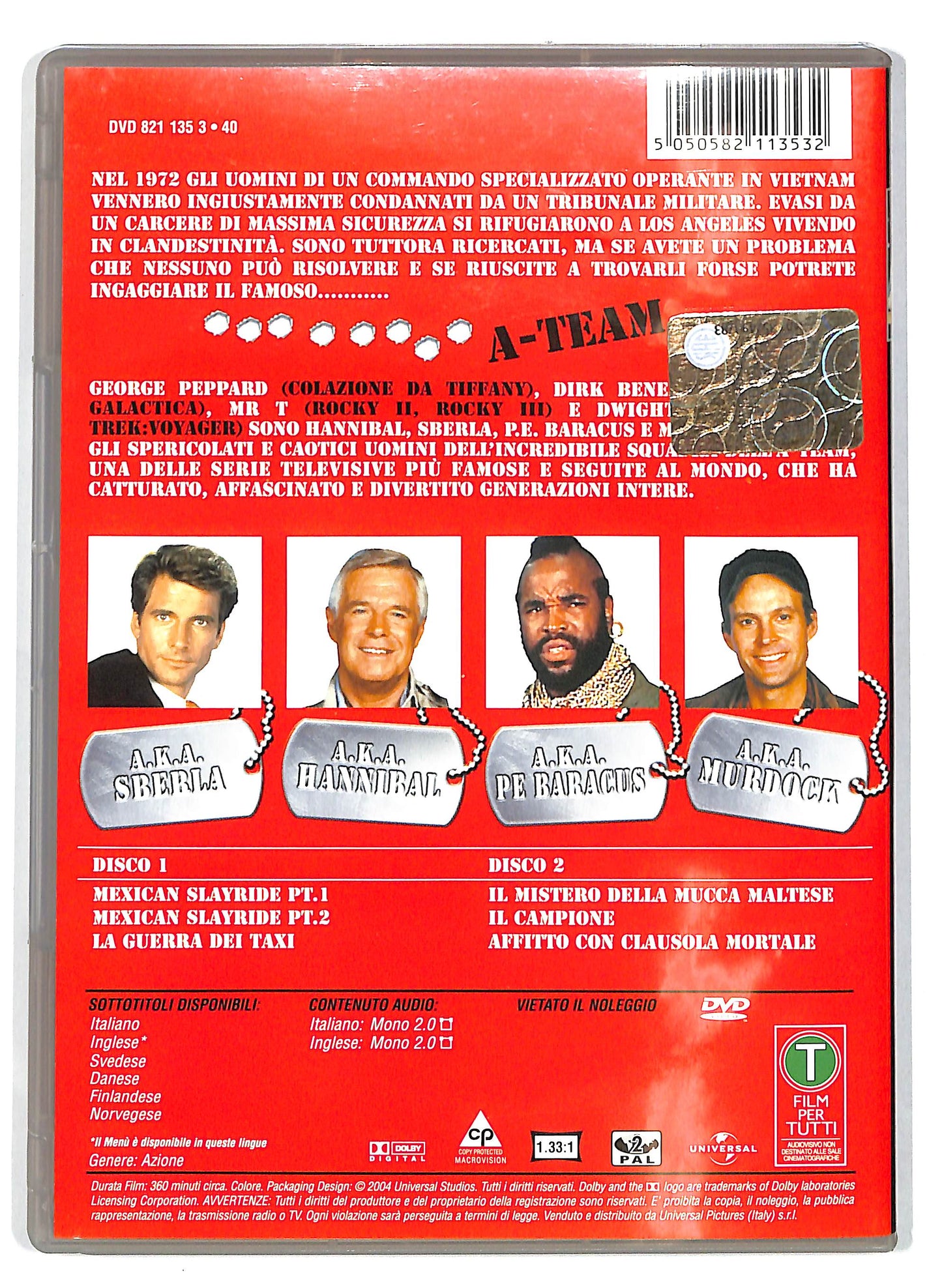 EBOND A-Team Adoro i piani ben riusciti ( 2 dischi) DVD DB702458