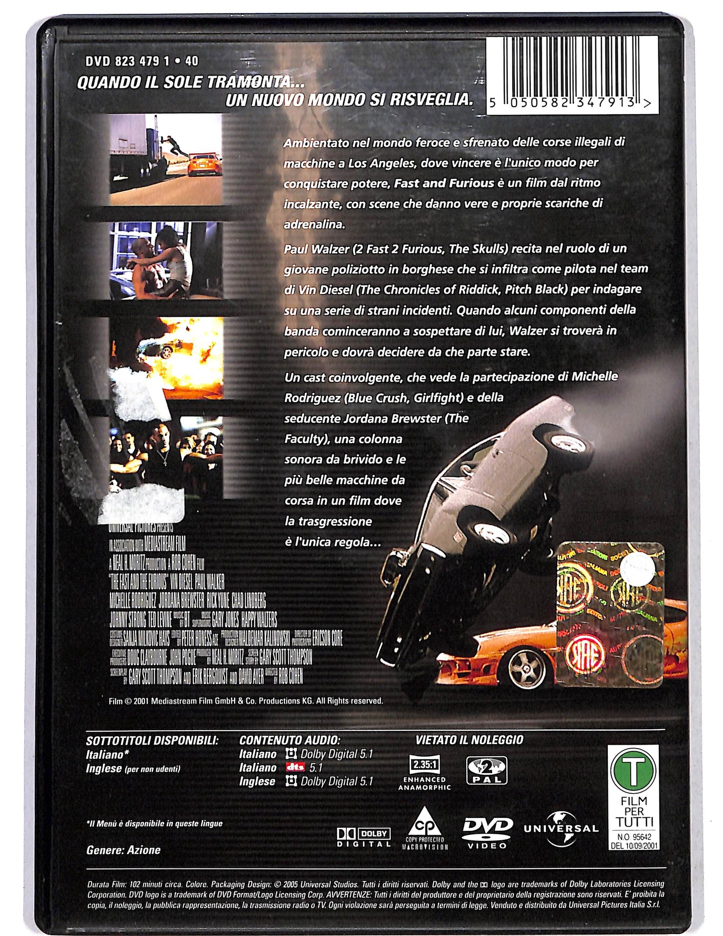 EBOND Fast and Furious DVD DB702623