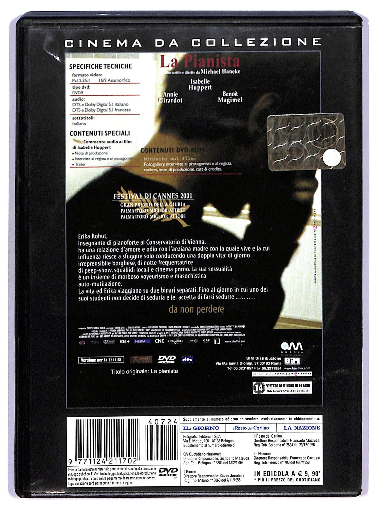 EBOND La Pianista EDITORIALE DVD DB702660