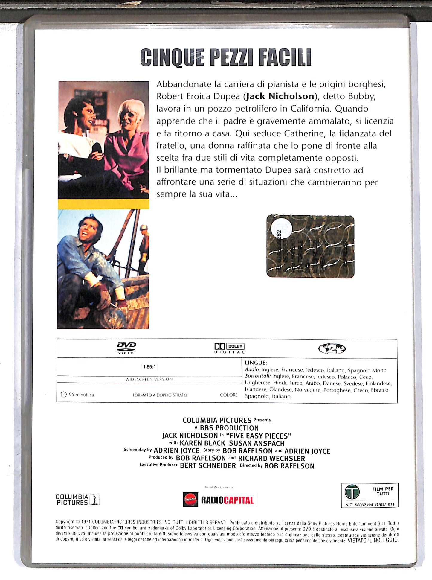 EBOND Cinque pezzi facili EDITORIALE DVD DB702665