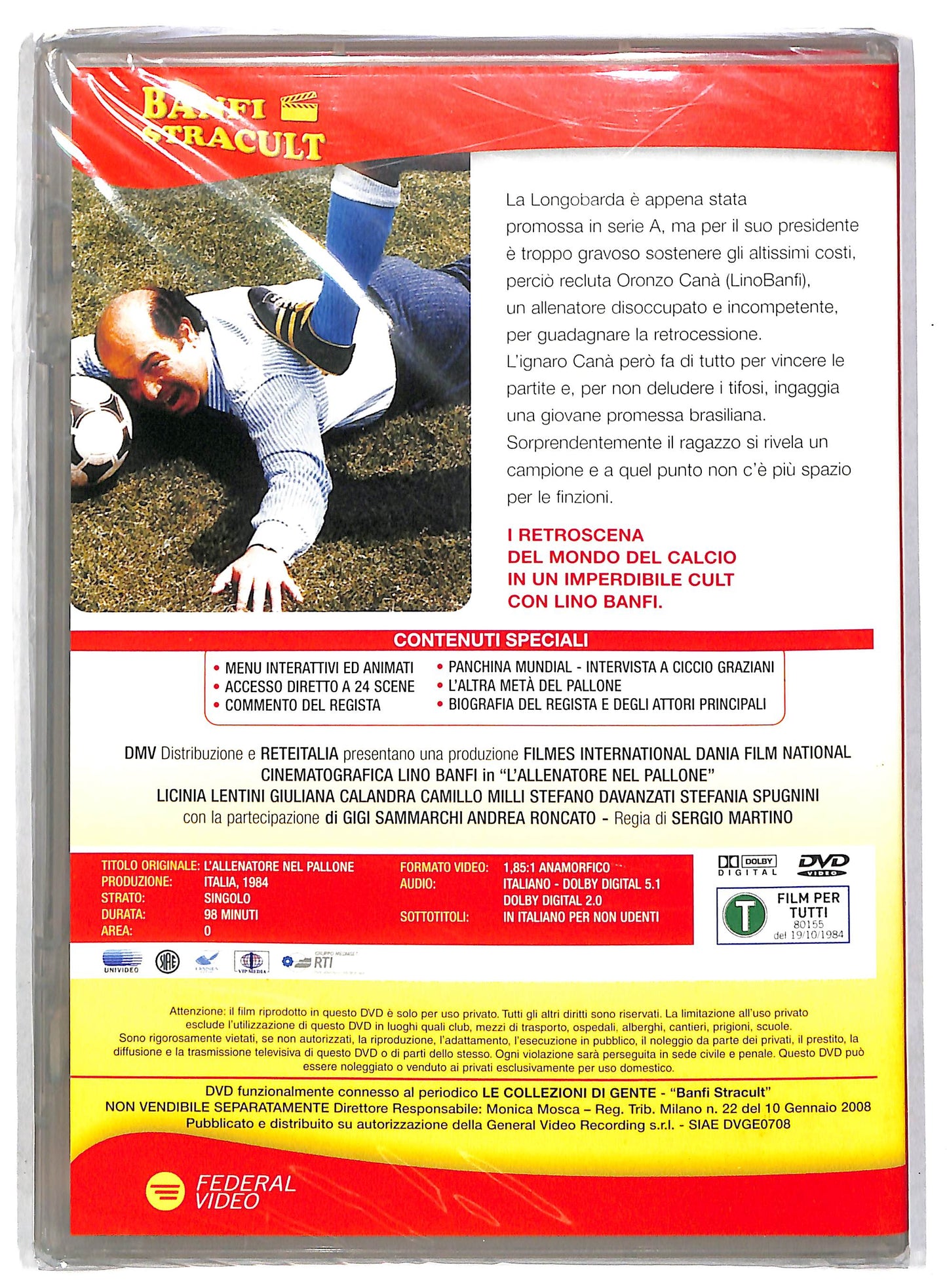 EBOND L'allenatore nel pallone EDITORIALE DVD DB702929