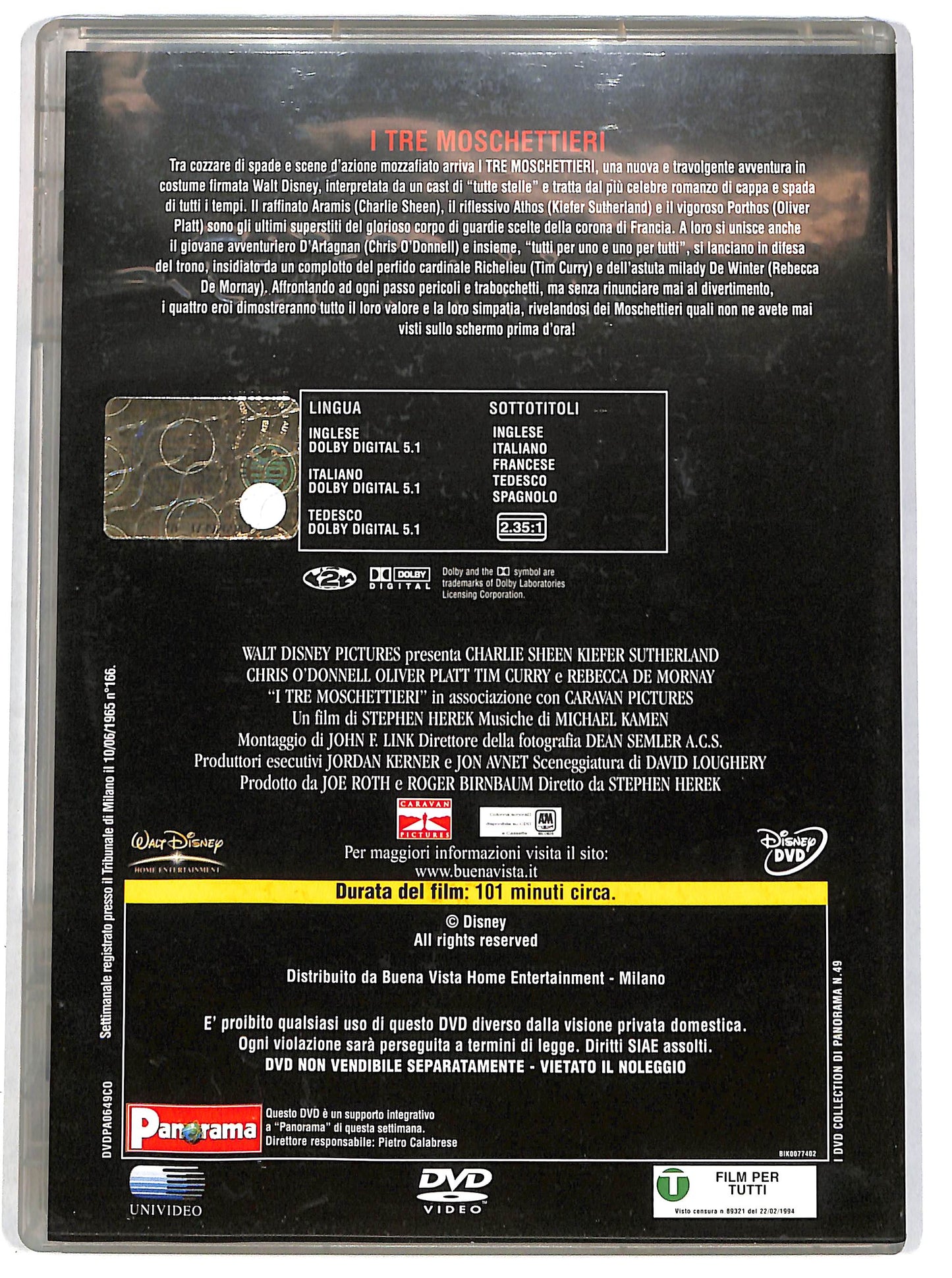 EBOND I tre moschettieri (Miti e Leggende) EDITORIALE DVD DB702936