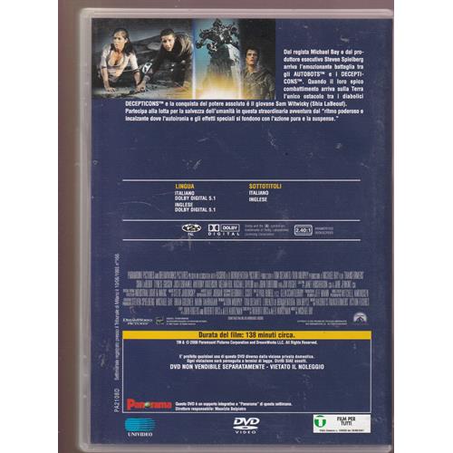 EBOND Transformers Editoriale DVD DB702949