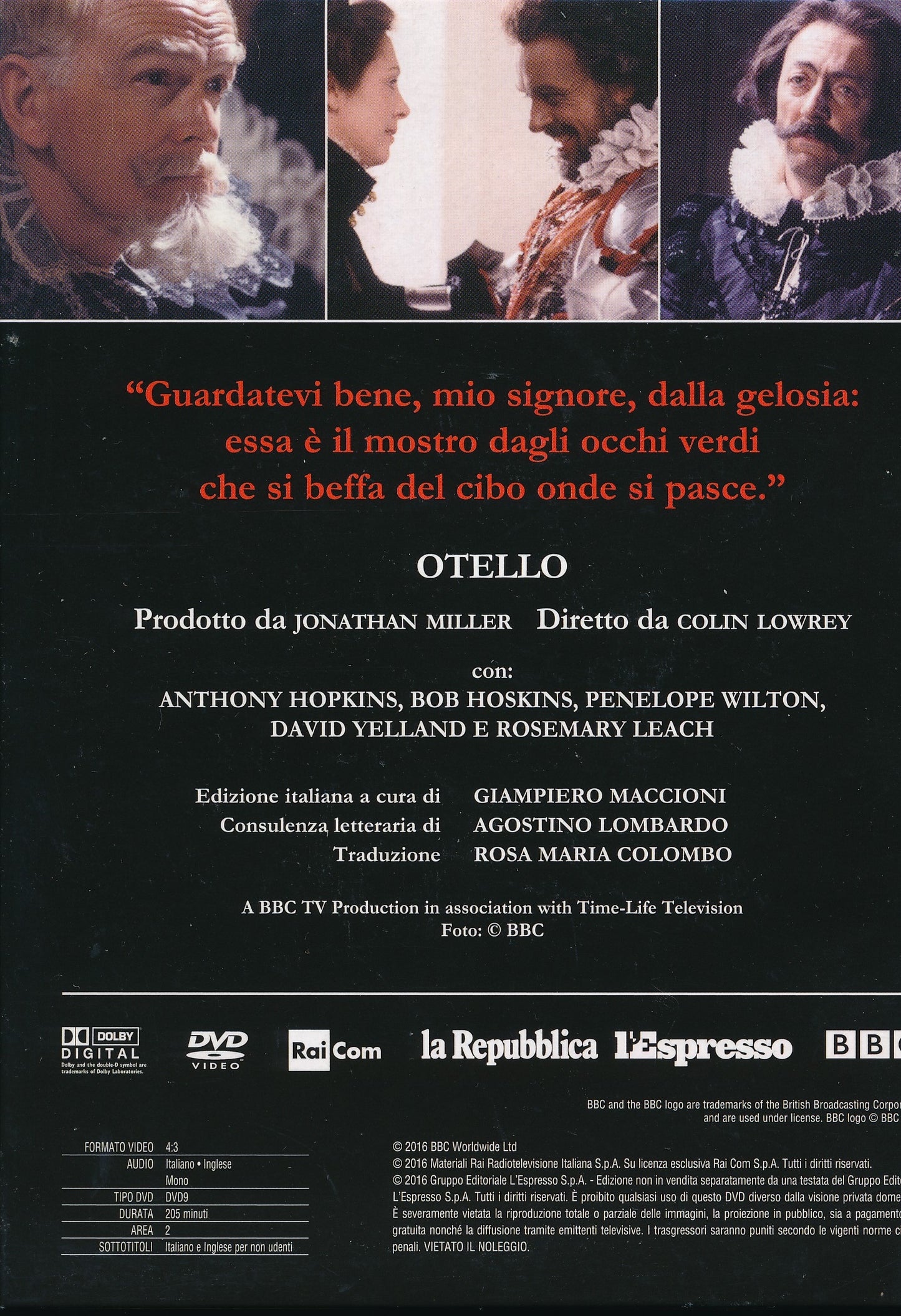 EBOND Otello - The Shakespeare colletion Editoriale DVD DB702953