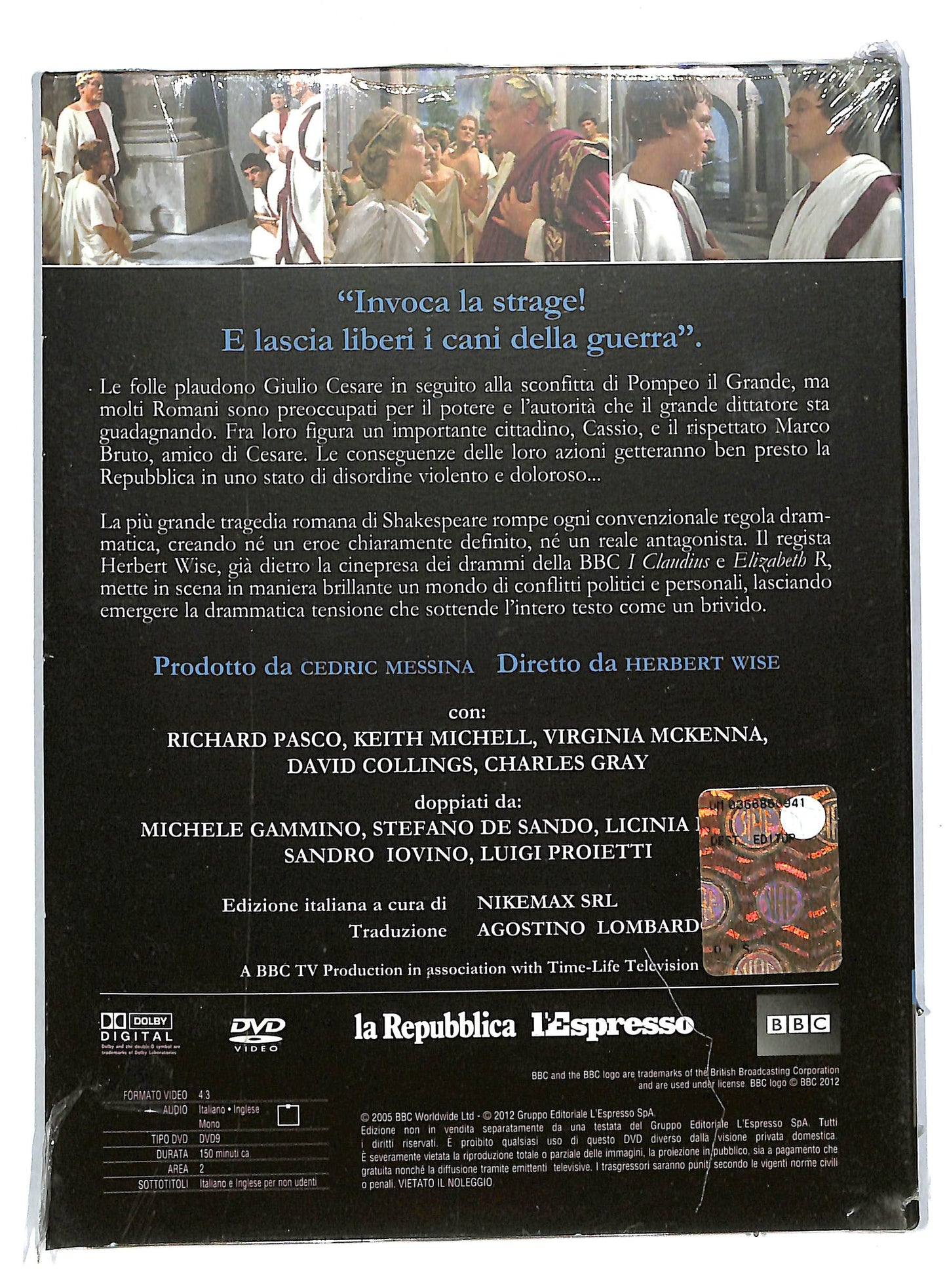 EBOND Shakespeare 3 - Giulio Cesare DIGIPACK EDITORIALE DVD DB702955