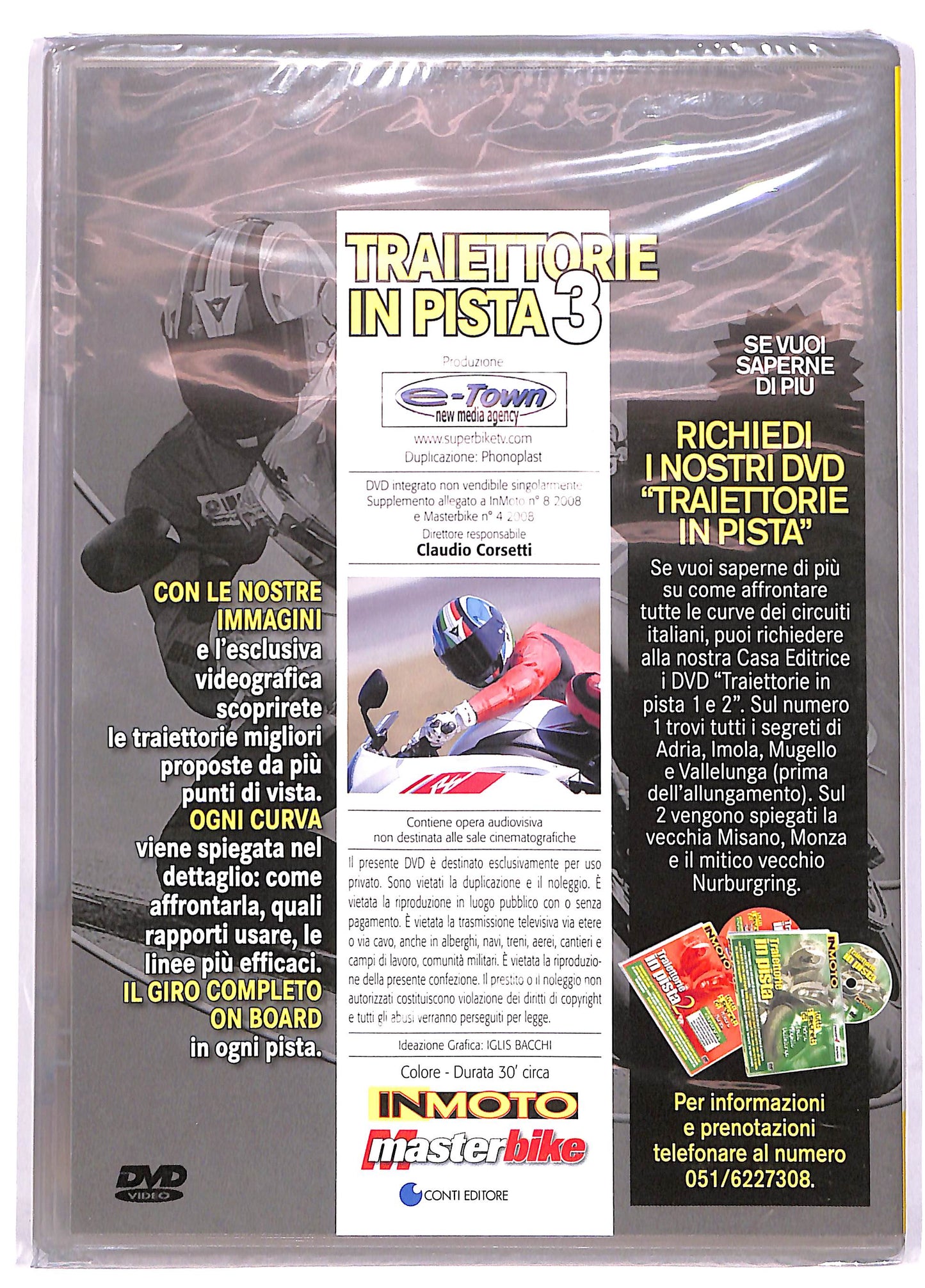 EBOND Traiettorie in pista 3 In Moto EDITORIALE DVD DB703141