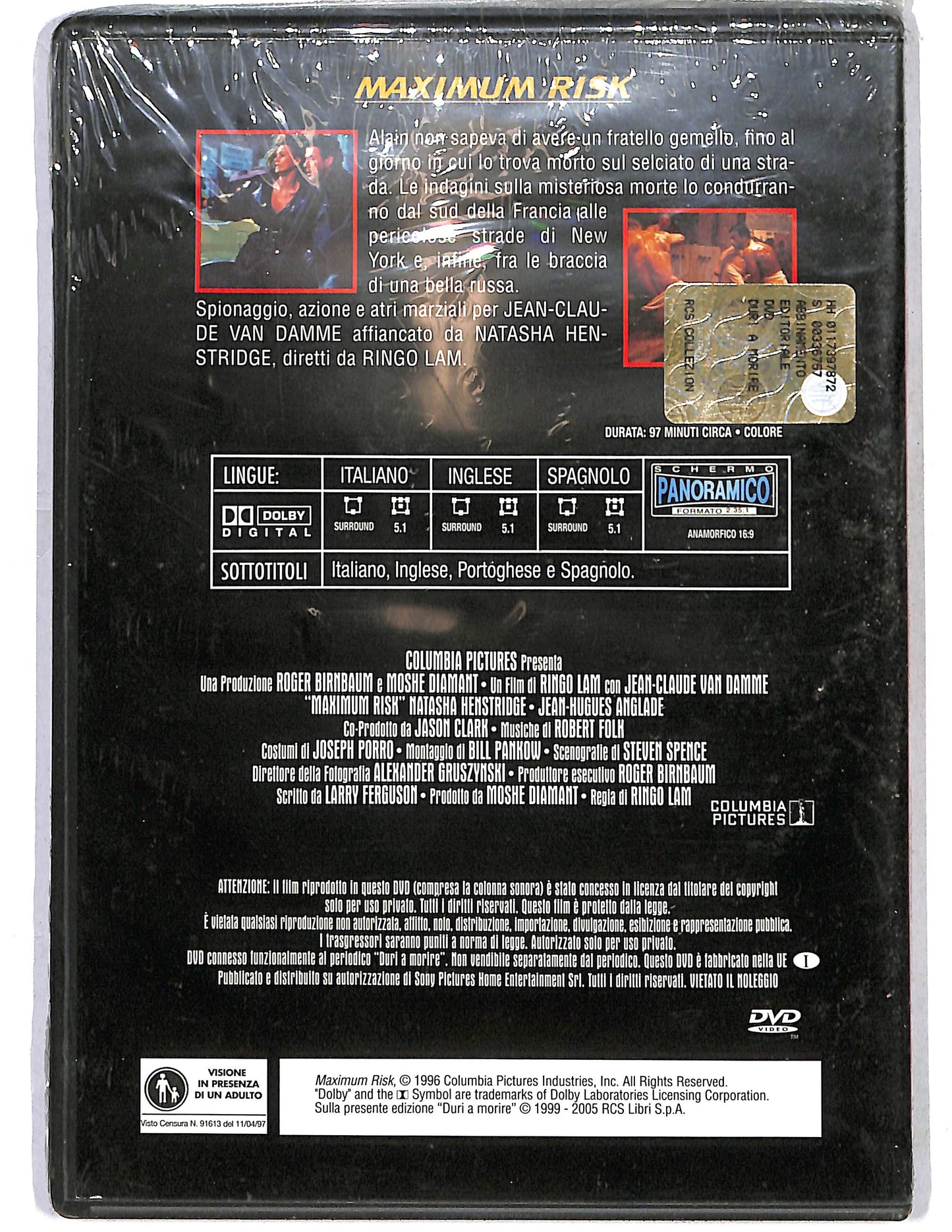 EBOND Maximum Risk EDITORIALE DVD DB703401