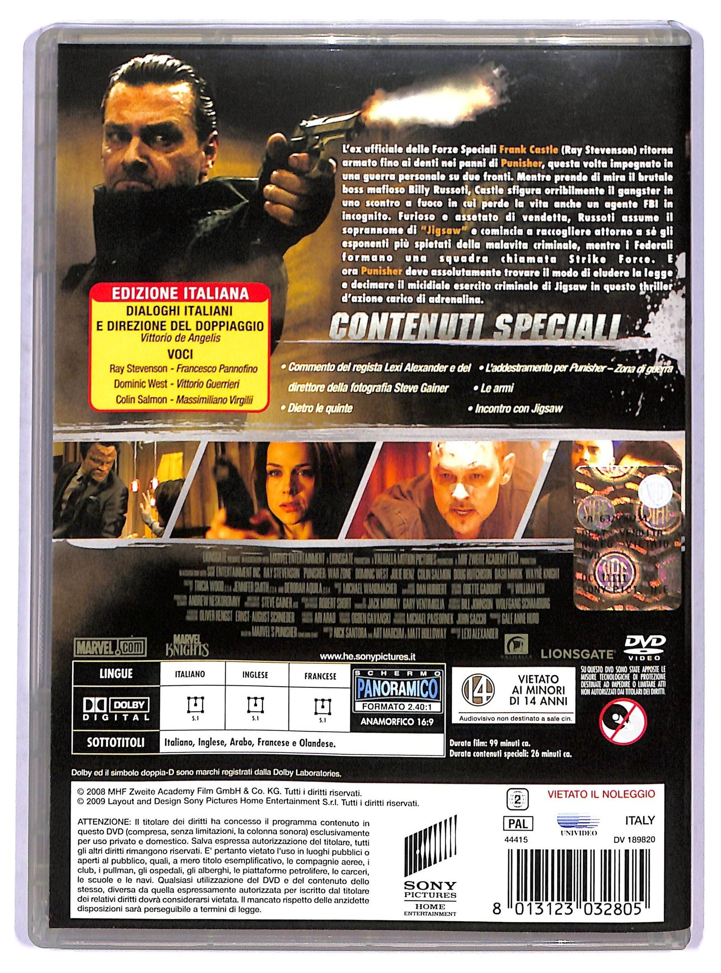 EBOND Punisher - Zona Di Guerra DVD DB703437