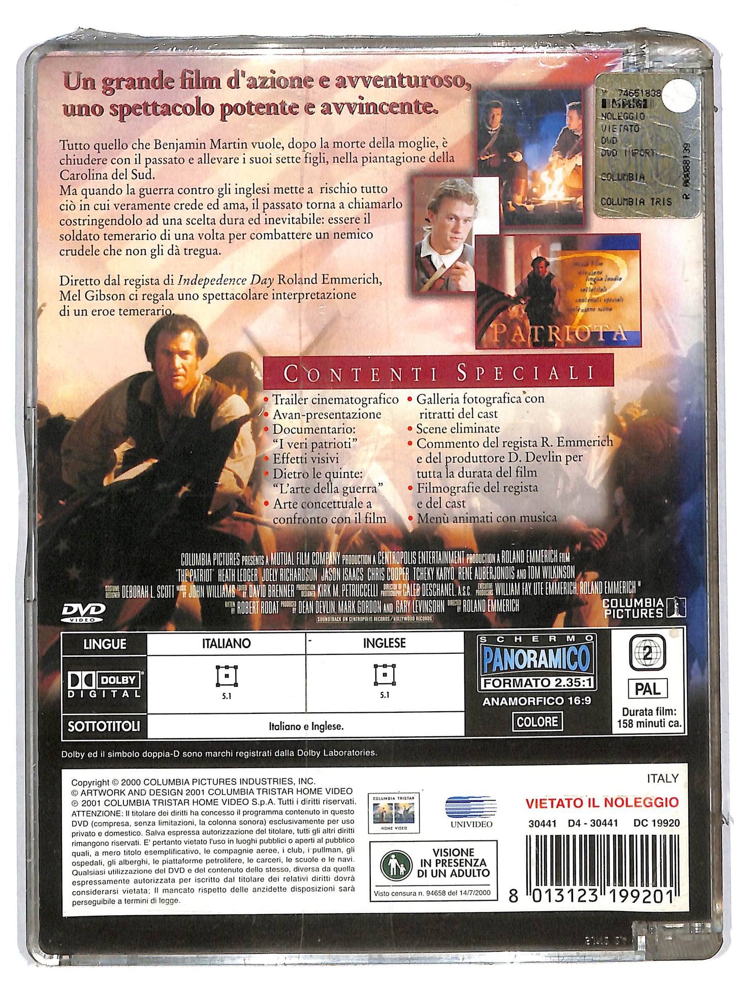 EBOND il patriota SJB DVD DB703607