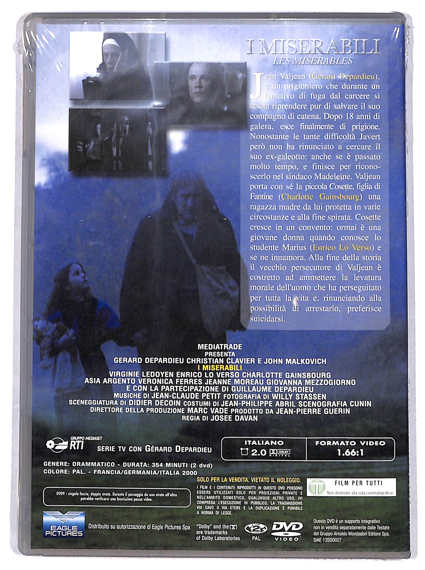 EBOND I miserabili - EDITORIALE 1-2 DVD DB703652