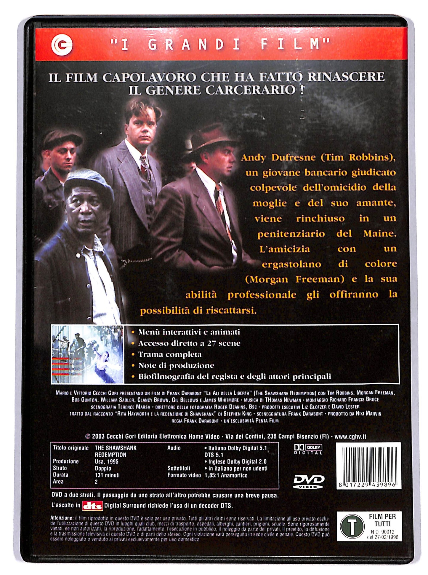 EBOND le ali della liberta DVD DB703661