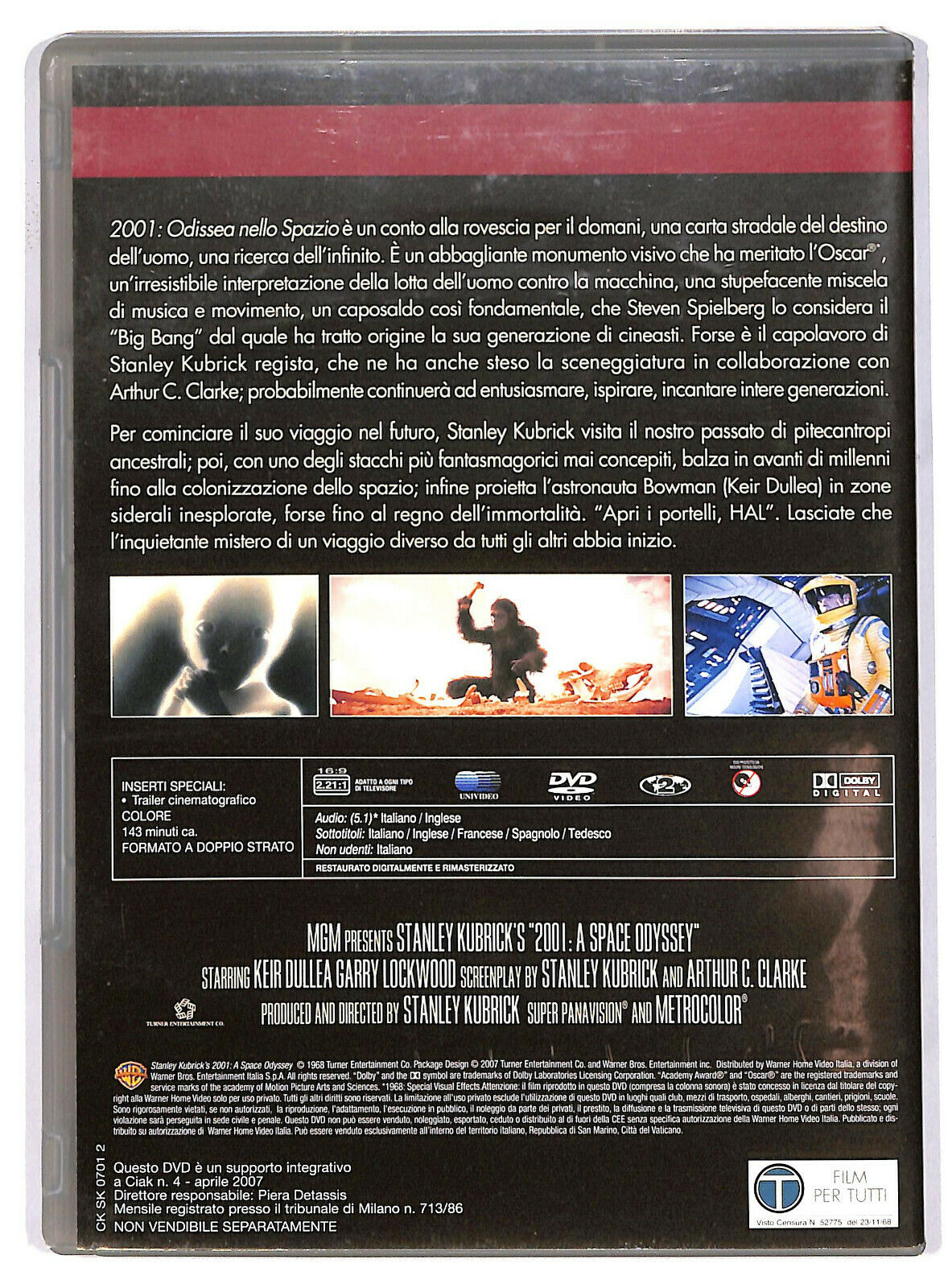 EBOND 2001 Odissea Nello Spazio Editoriale DVD DB703824