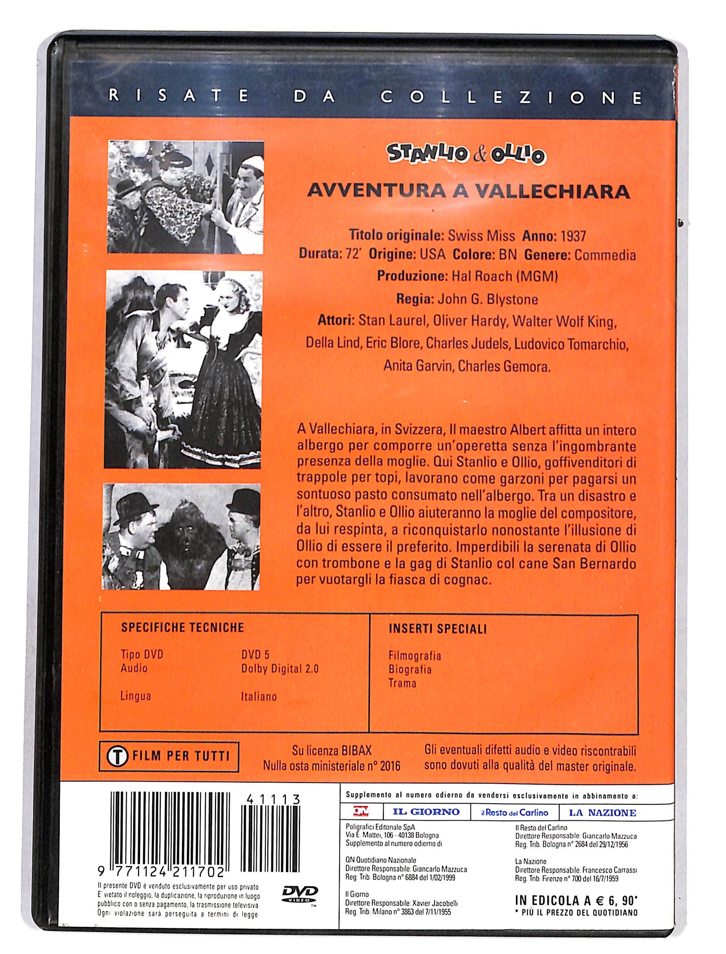 EBOND Stanlio & Ollio - avventura a vallechiara EDITORIALE DVD DB703831