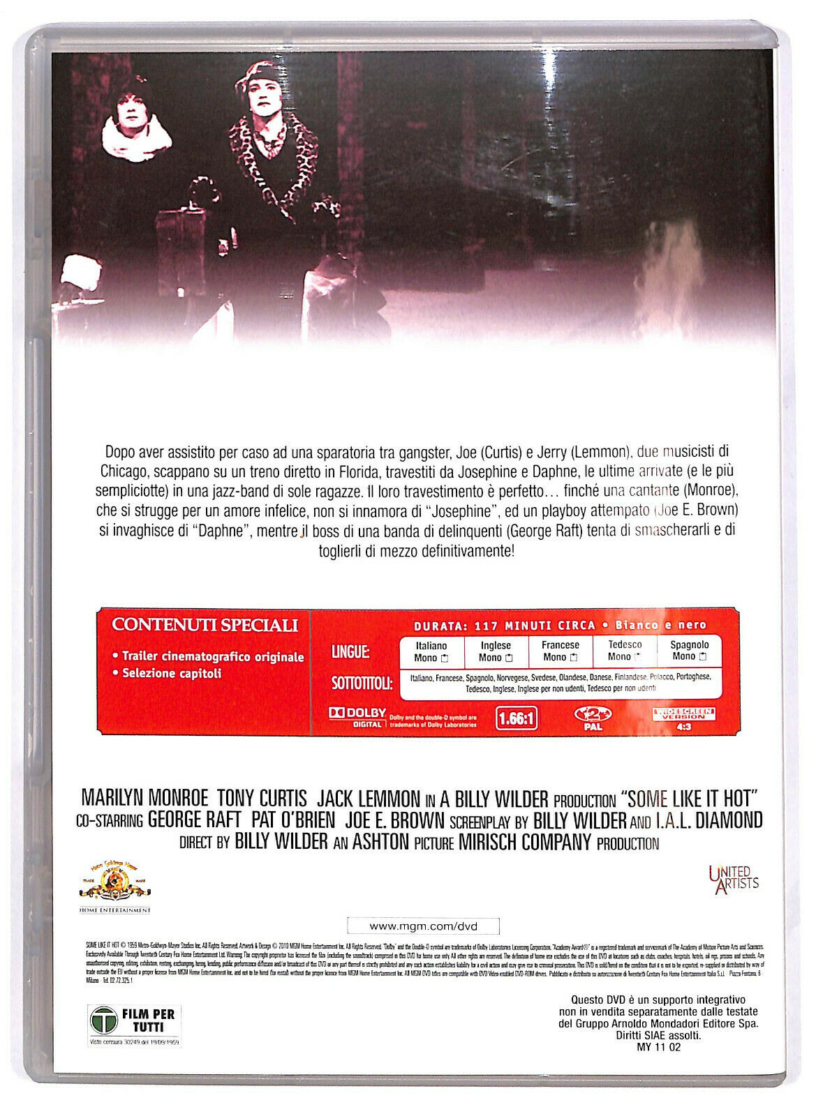 EBOND A Qualcuno Piace Caldo DVD DB703853