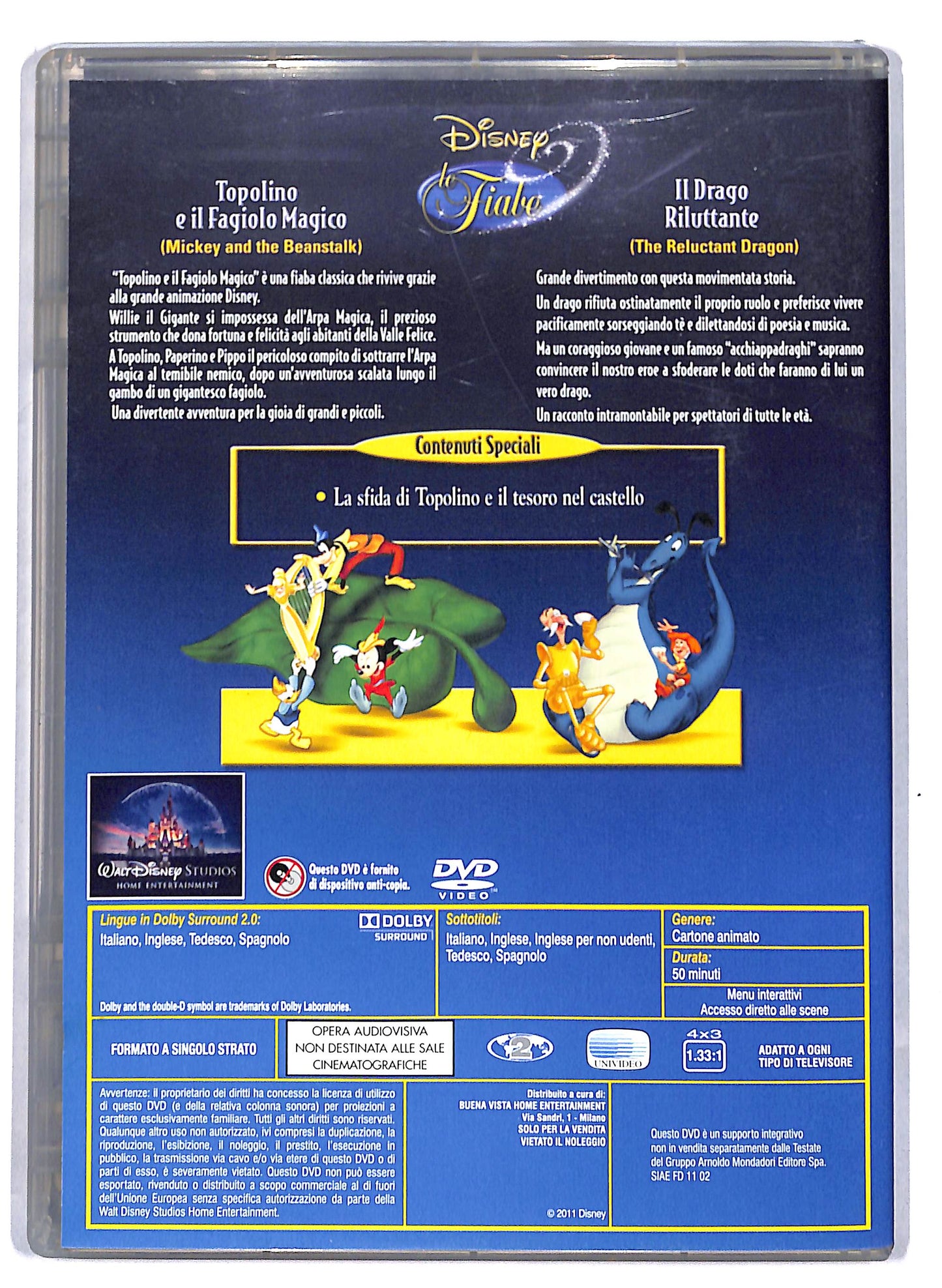 EBOND Topolino e il fagiolo magico e il drago riluttante EDITORIALE DVD DB704427