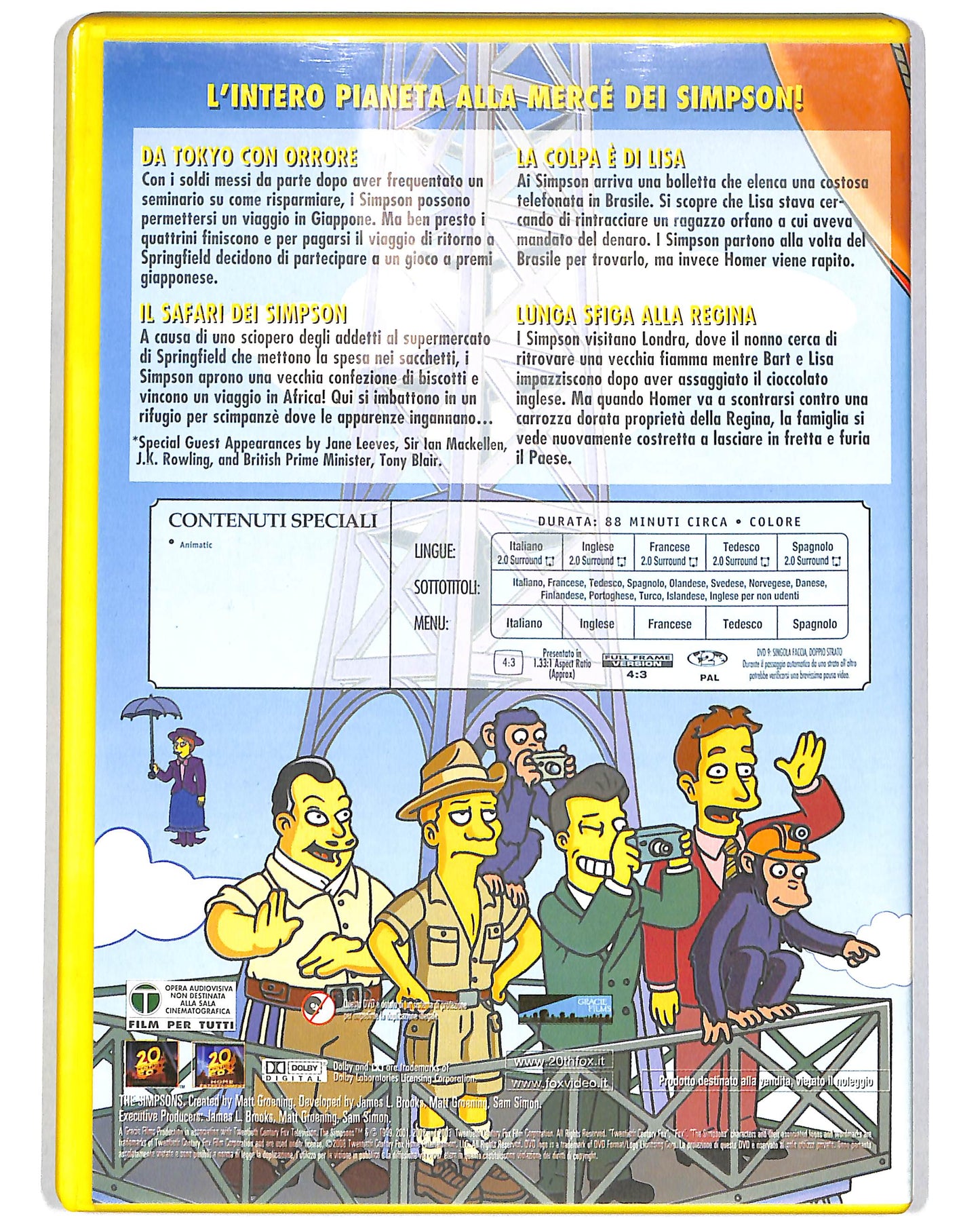 EBOND I Simpson il giro del Mondo in 80 D'OH volume 21 EDITORIALE DVD DB704462