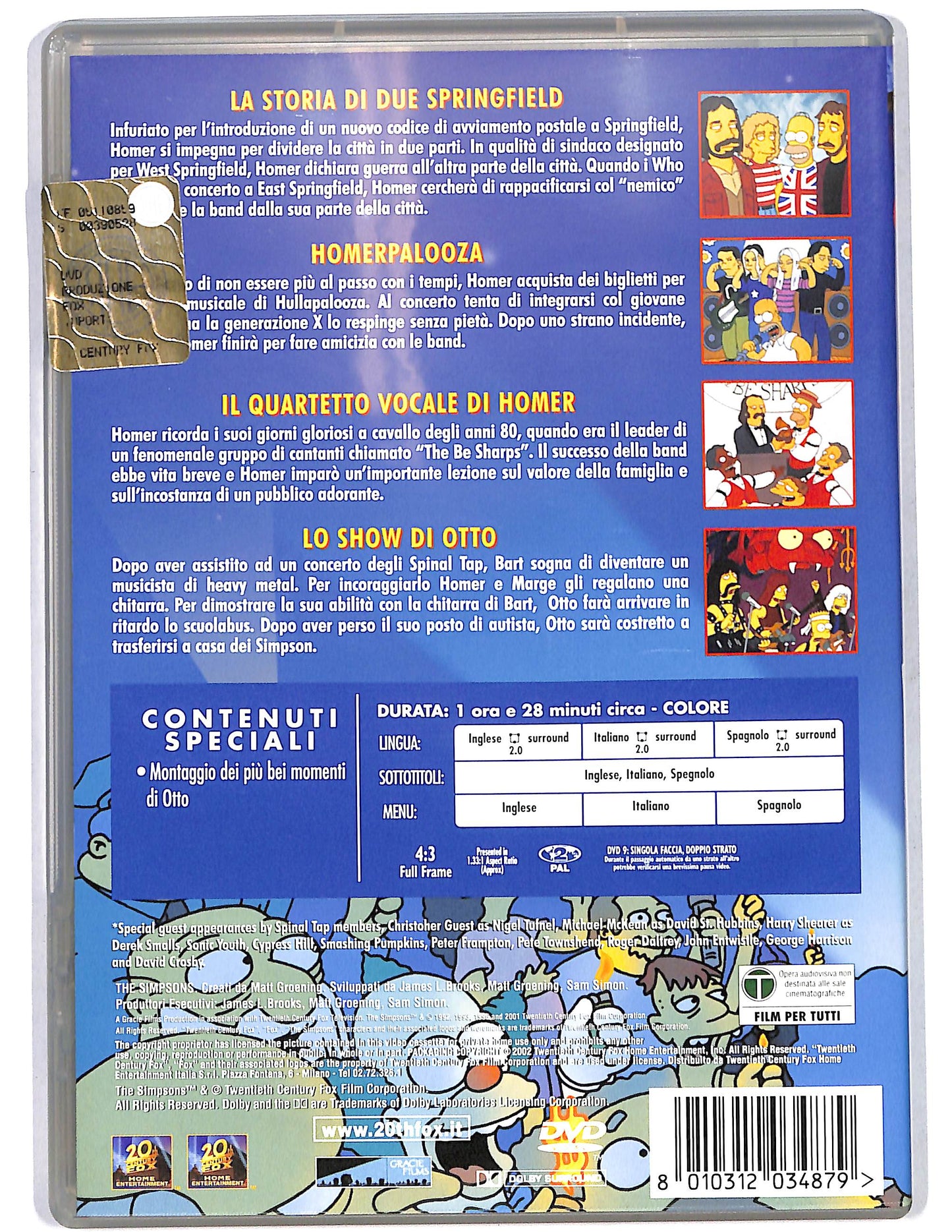 EBOND I Simpson Backstage pass DVD DB704464