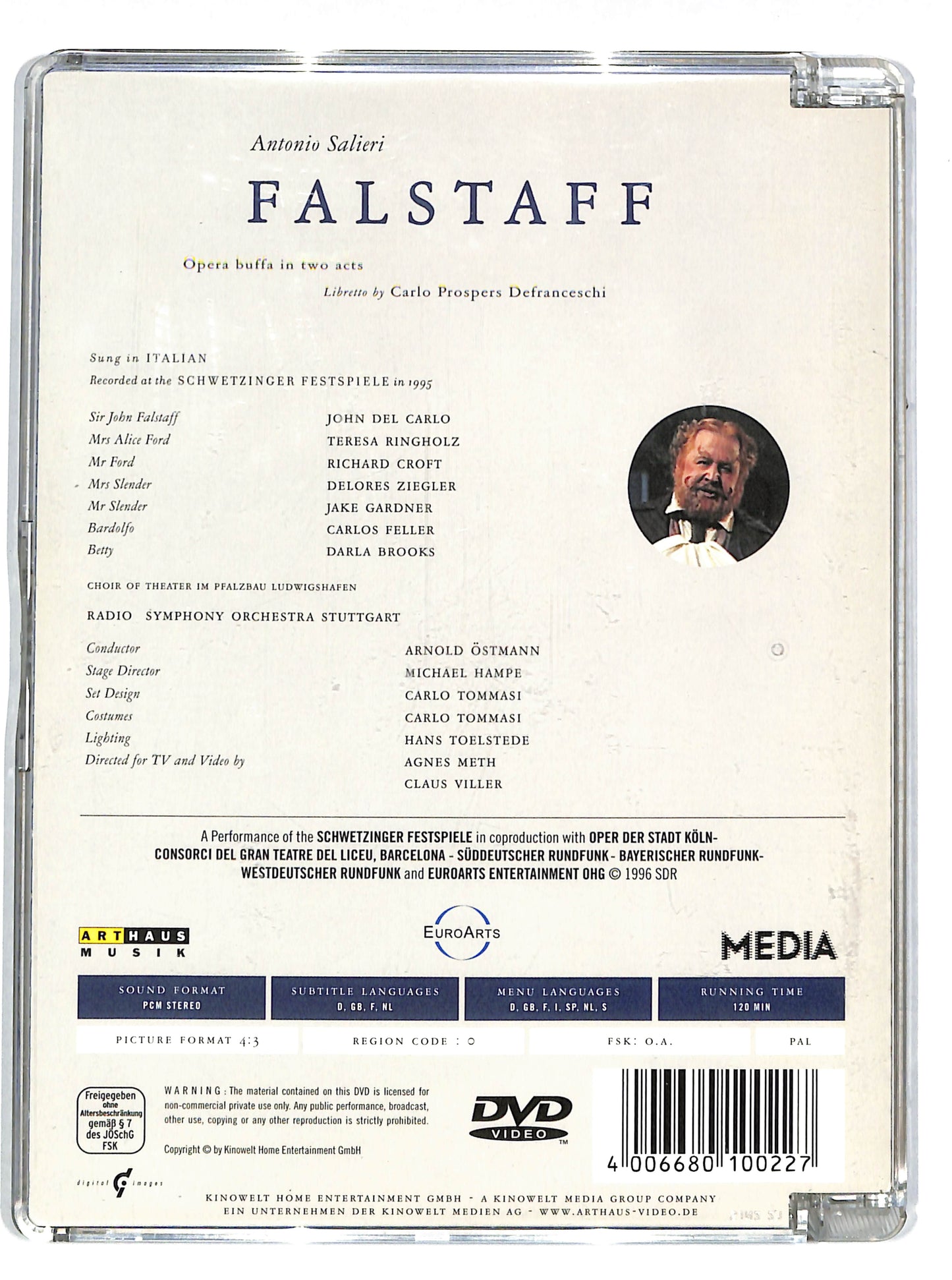 EBOND Antonio Salieri - Falstaff SJB DVD DB704625