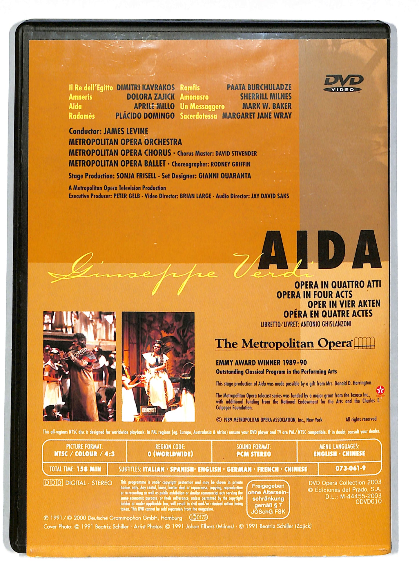 EBOND Dvd Opera Collection - Aida + Fascicolo EDITORIALE DVD DB704634