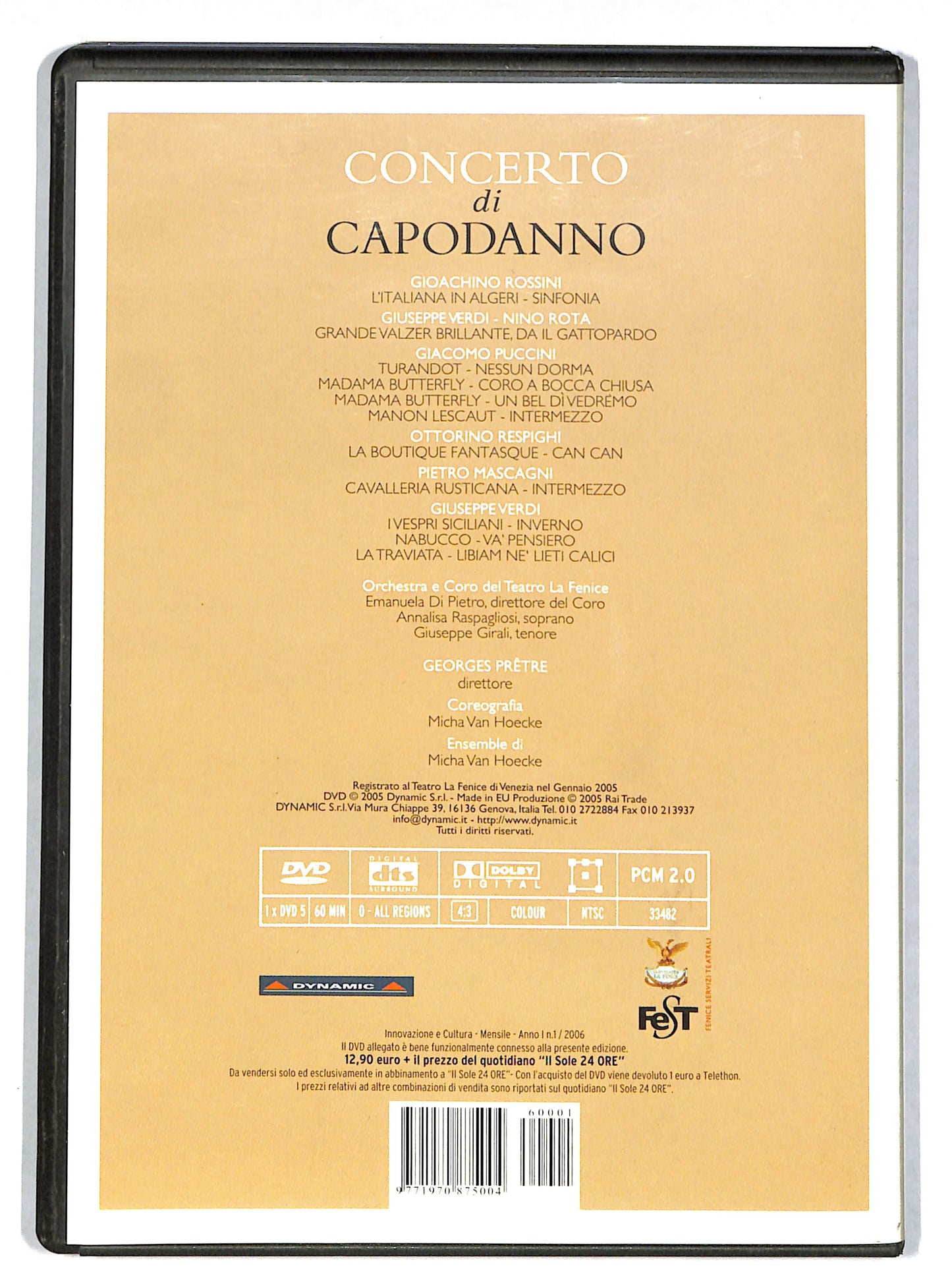 EBOND Concerto di Capodanno - orchestra e coro EDITORIALE DVD DB704635