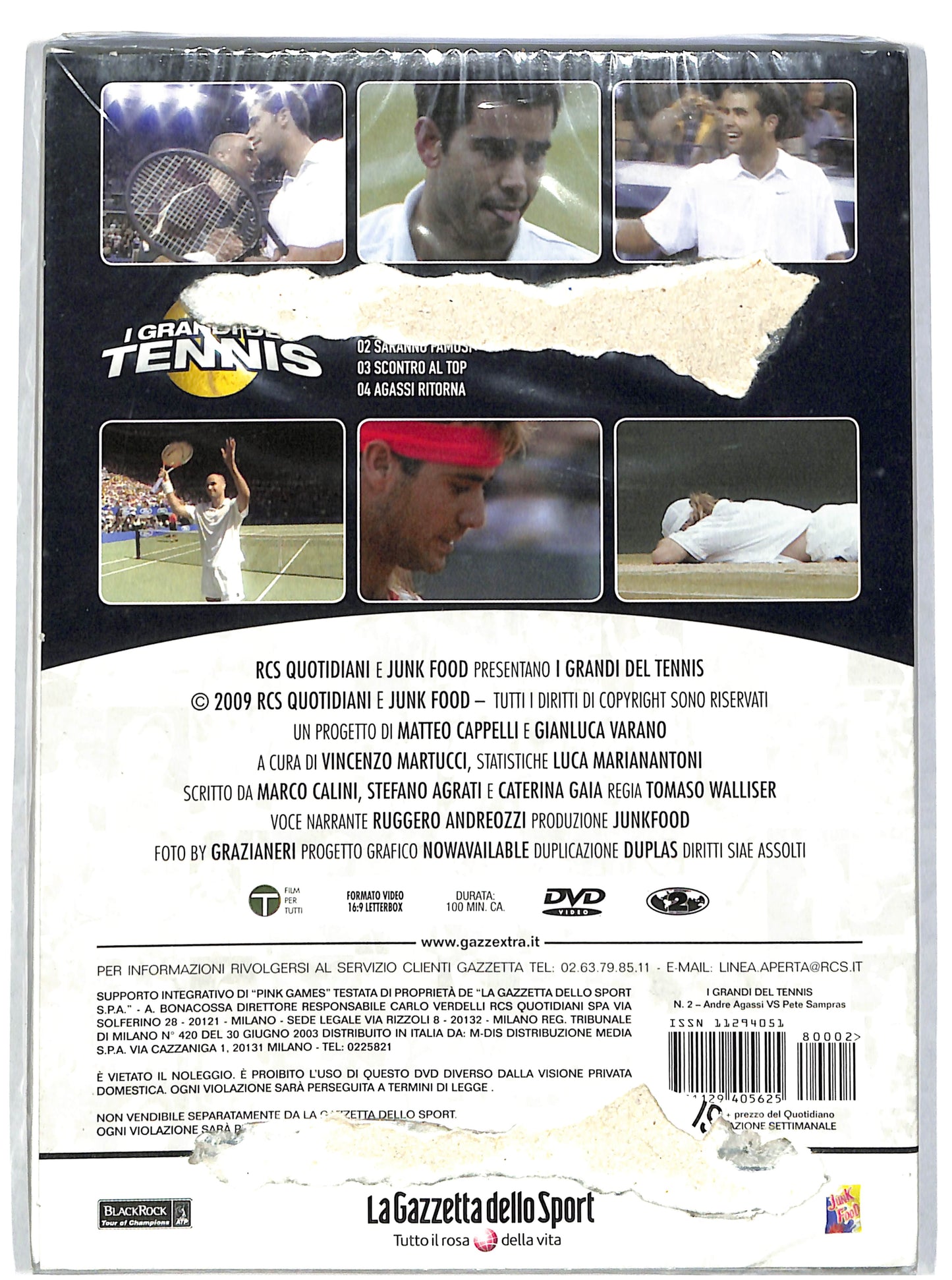 EBOND I grandi del tennis volume 2 EDITORIALE DVD DB704639