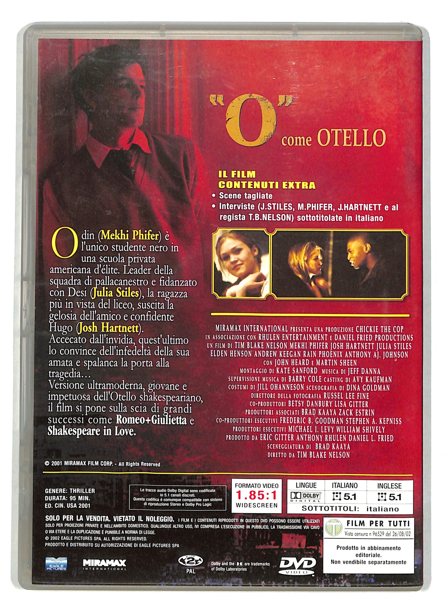 EBOND O come Otello EDITORIALE DVD DB704801