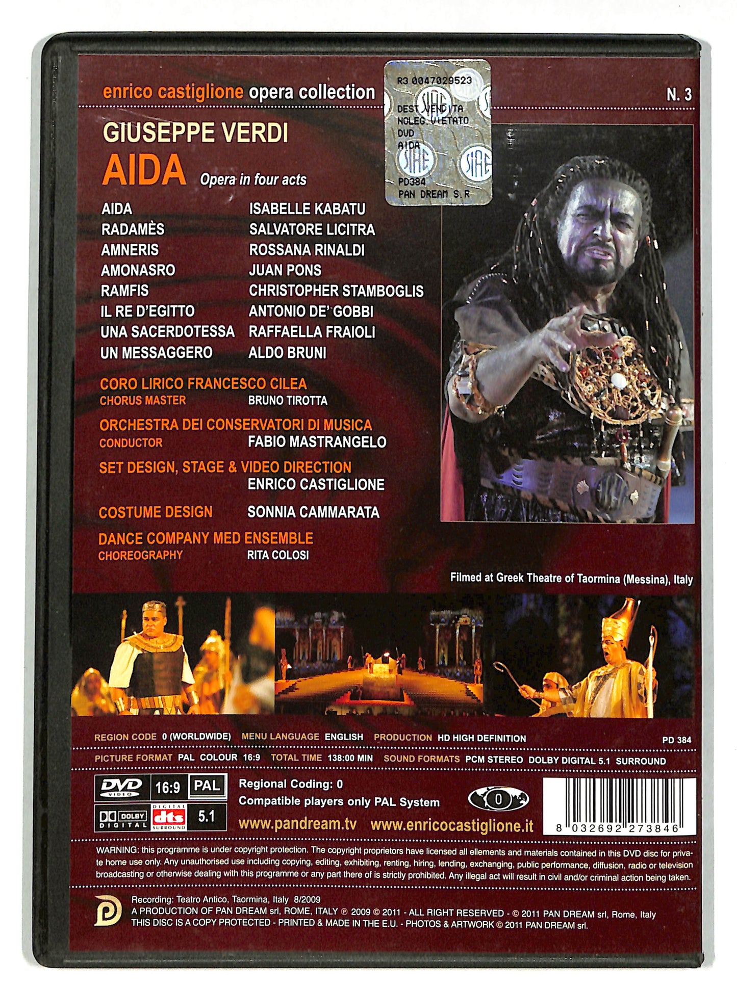 EBOND Aida - Giuseppe Verdi DVD DB704806