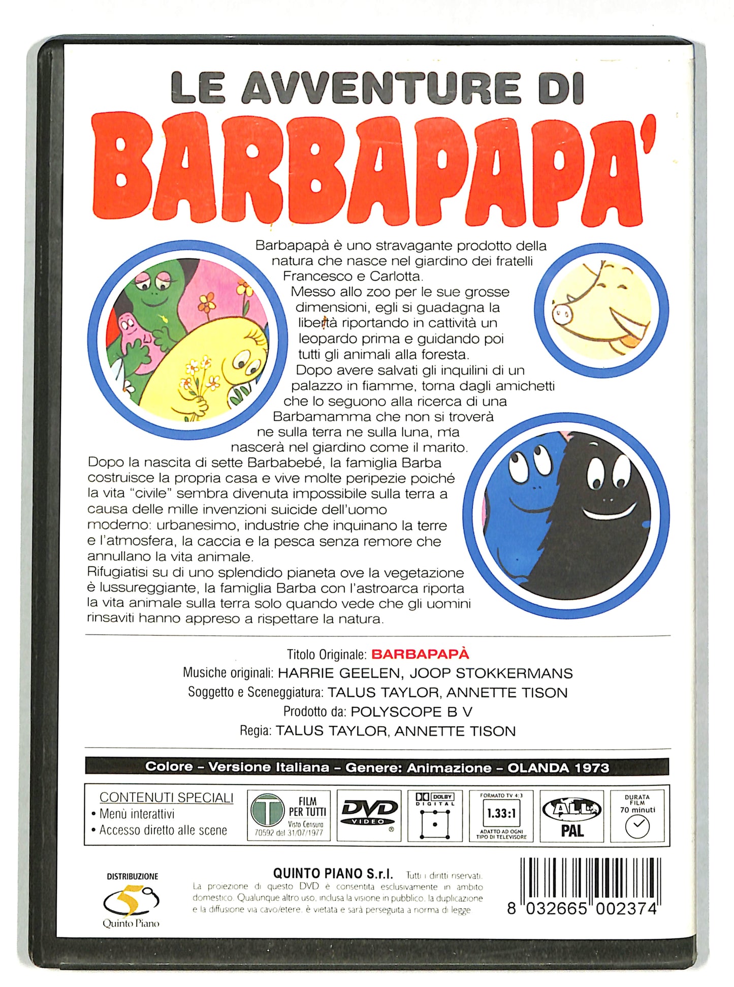 EBOND Le avventure di barbapapa' DVD DB704812