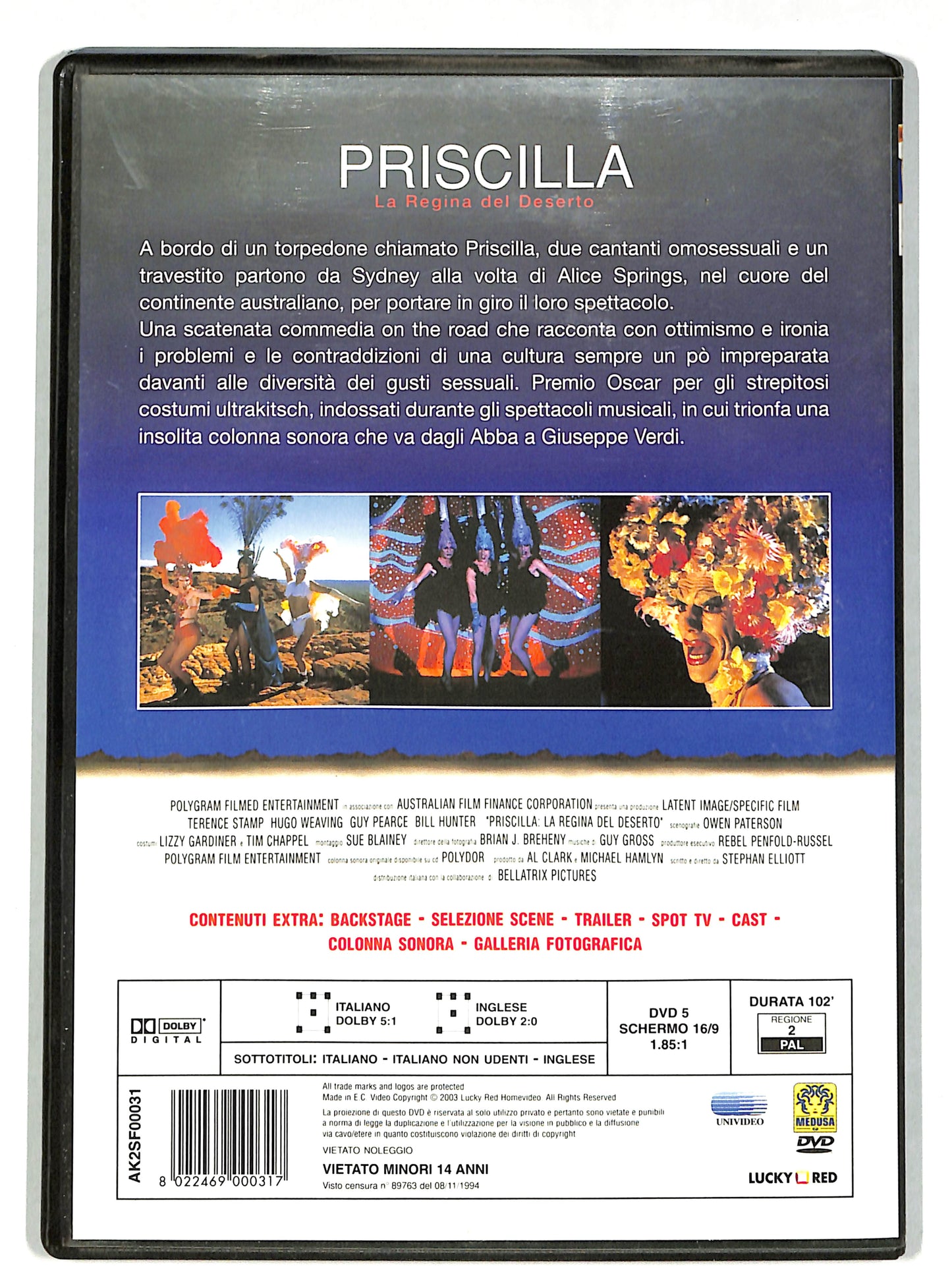 EBOND Priscilla la regina del deserto DVD DB704839