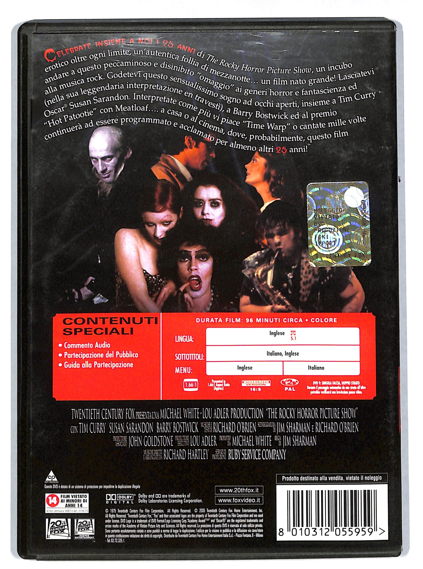 EBOND The Rocky Horror Picture Show DVD DB704865