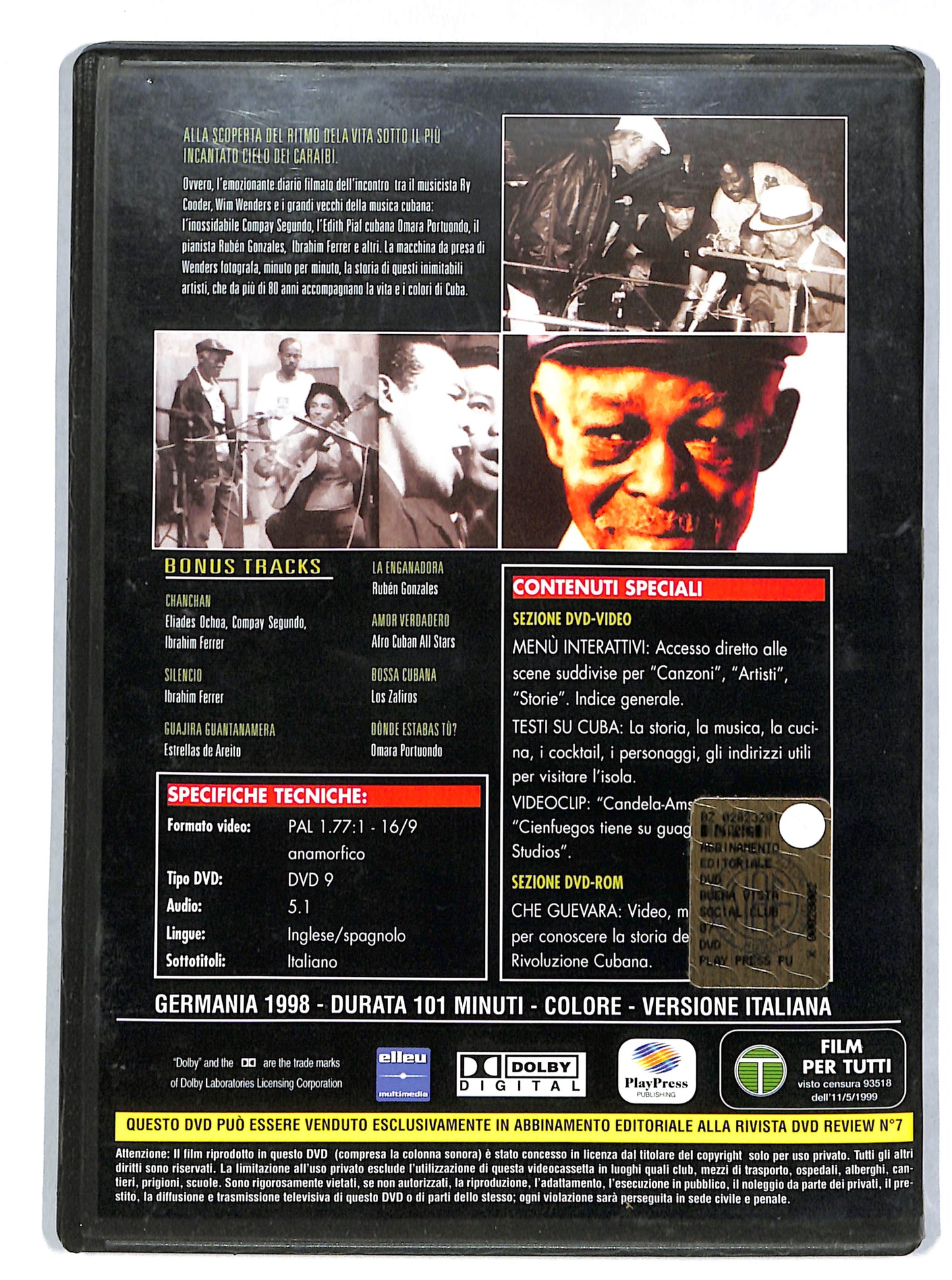 EBOND Buena Vista Social Club EDITORIALE DVD DB704869