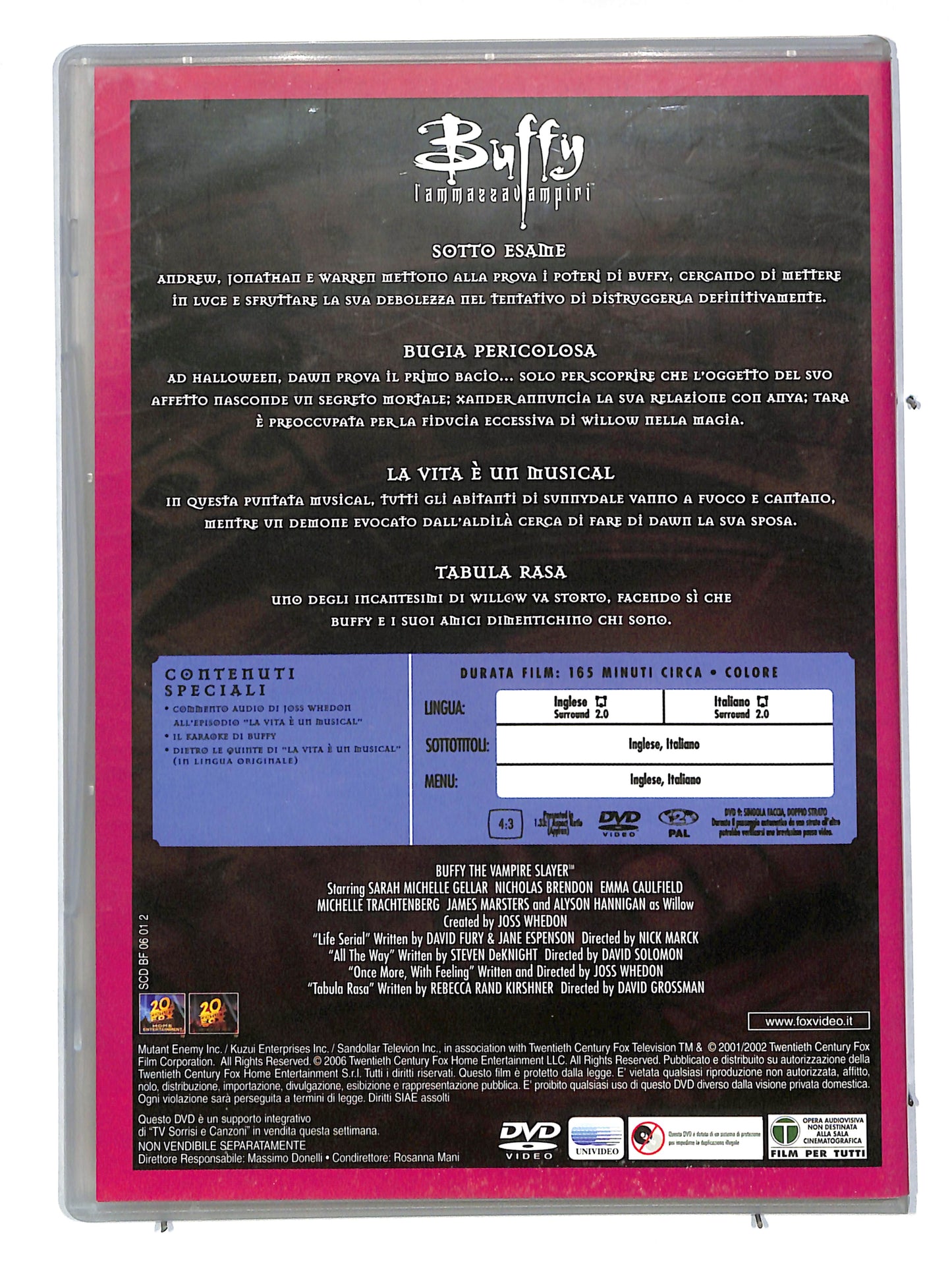 EBOND Buffy l'ammazzavampiri stagione 6 disco 2 EDITORIALE DVD DB704870