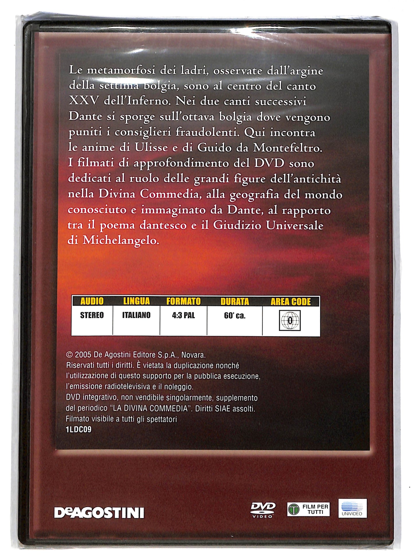 EBOND La divina commedia inferno vol 9 - canti XXV EDITORIALE DVD DB704904