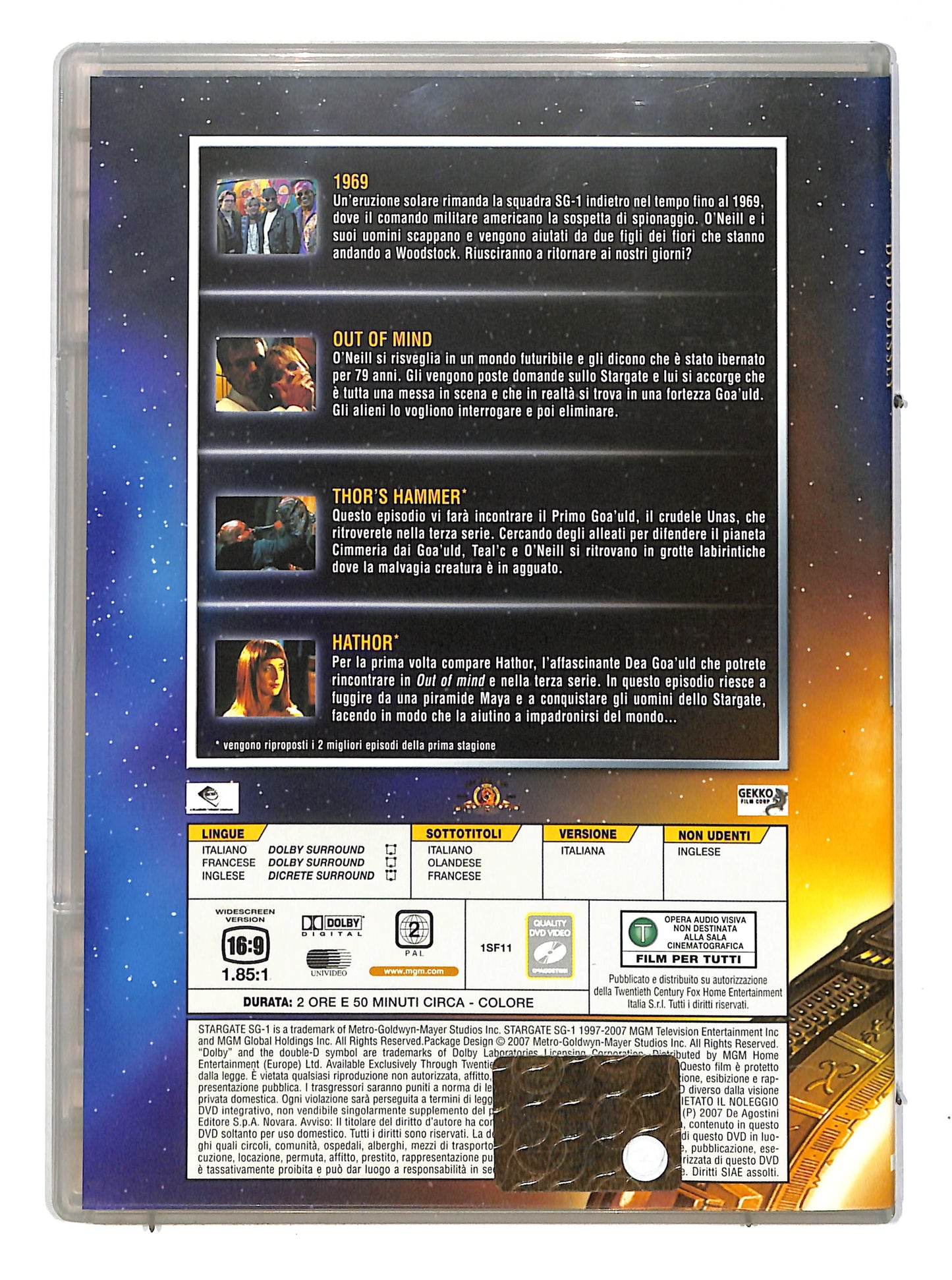 EBOND Stargate dvd odissey stargate sg - 1 file 42 - 45 EDITORIALE DVD DB704905