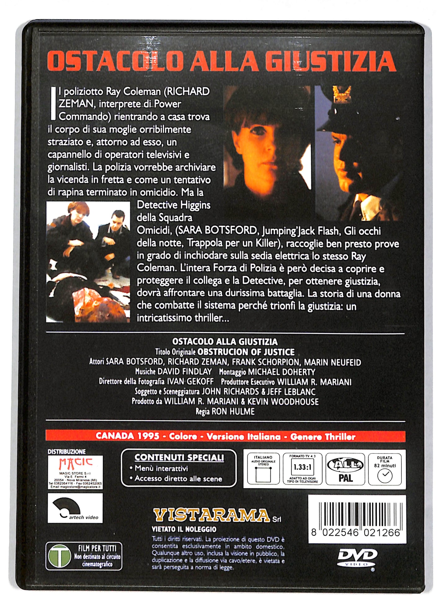 EBOND Ostacolo alla giustizia DVD DB704911