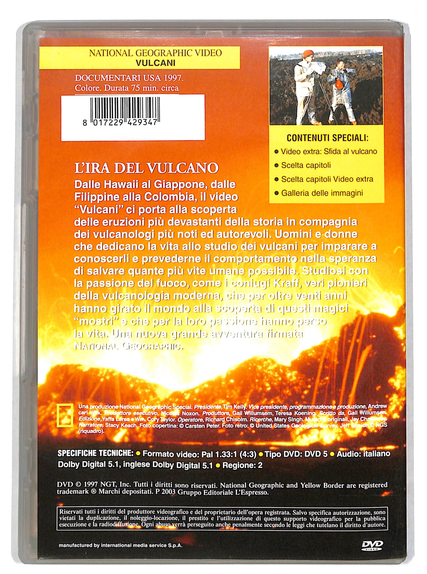 EBOND Vulcani la furia della natura EDITORIALE DVD DB704912