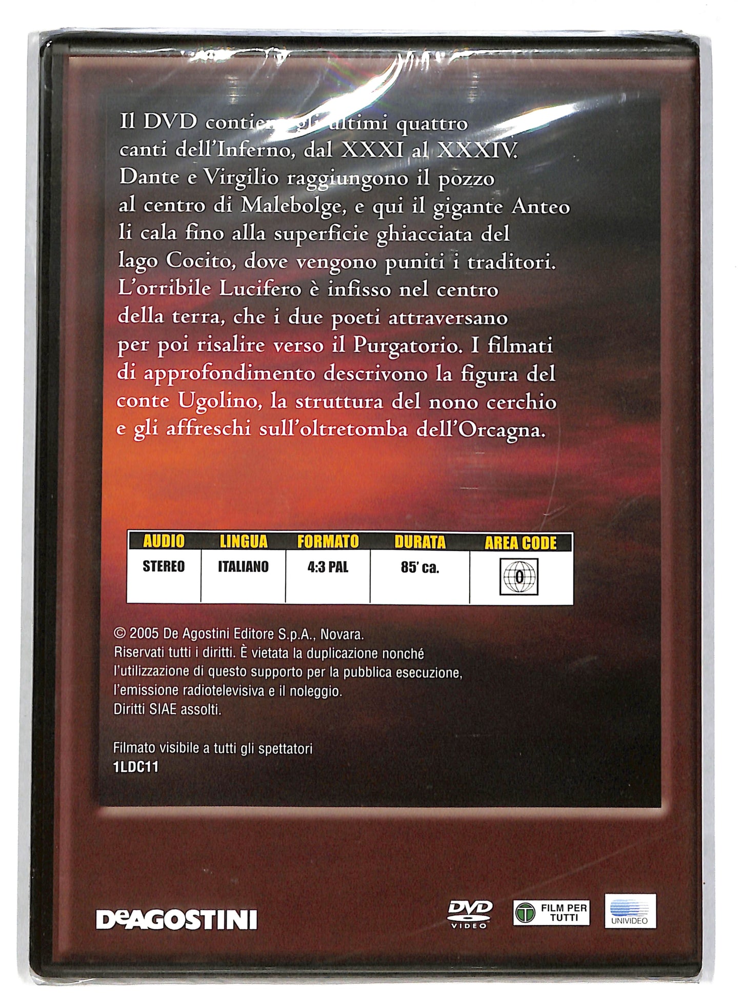 EBOND La divina commedia Inferno vol 11 EDITORIALE DVD DB704920