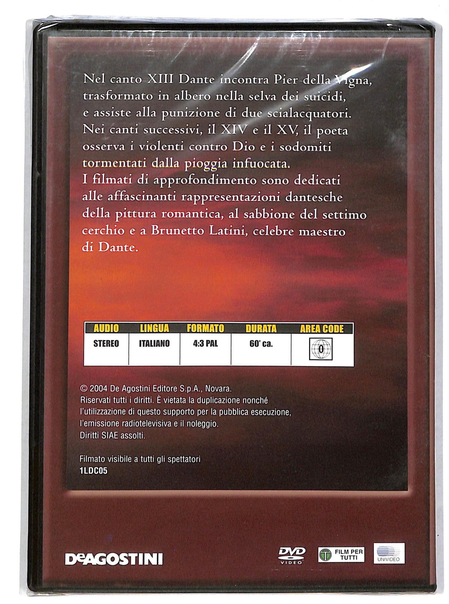 EBOND La divina commedia inferno canti XIII - XIV - XV EDITORIALE DVD DB704921