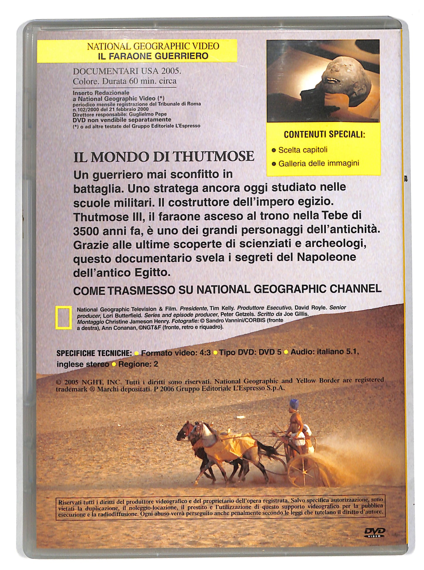 EBOND Il Faraone Guerriero - National Geographic EDITORIALE DVD DB704925