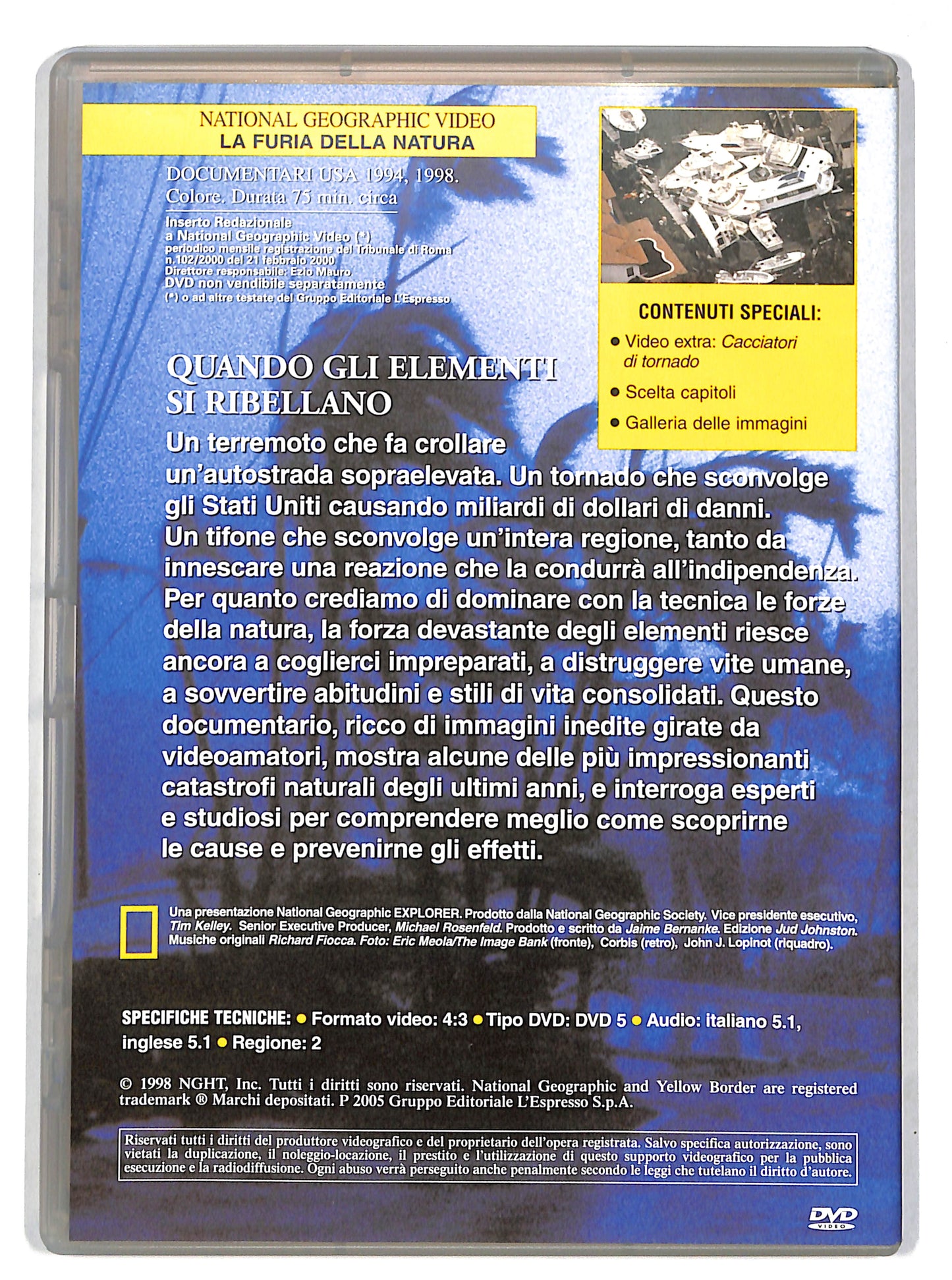 EBOND National Geographic - La furia della natura EDITORIALE DVD DB704926