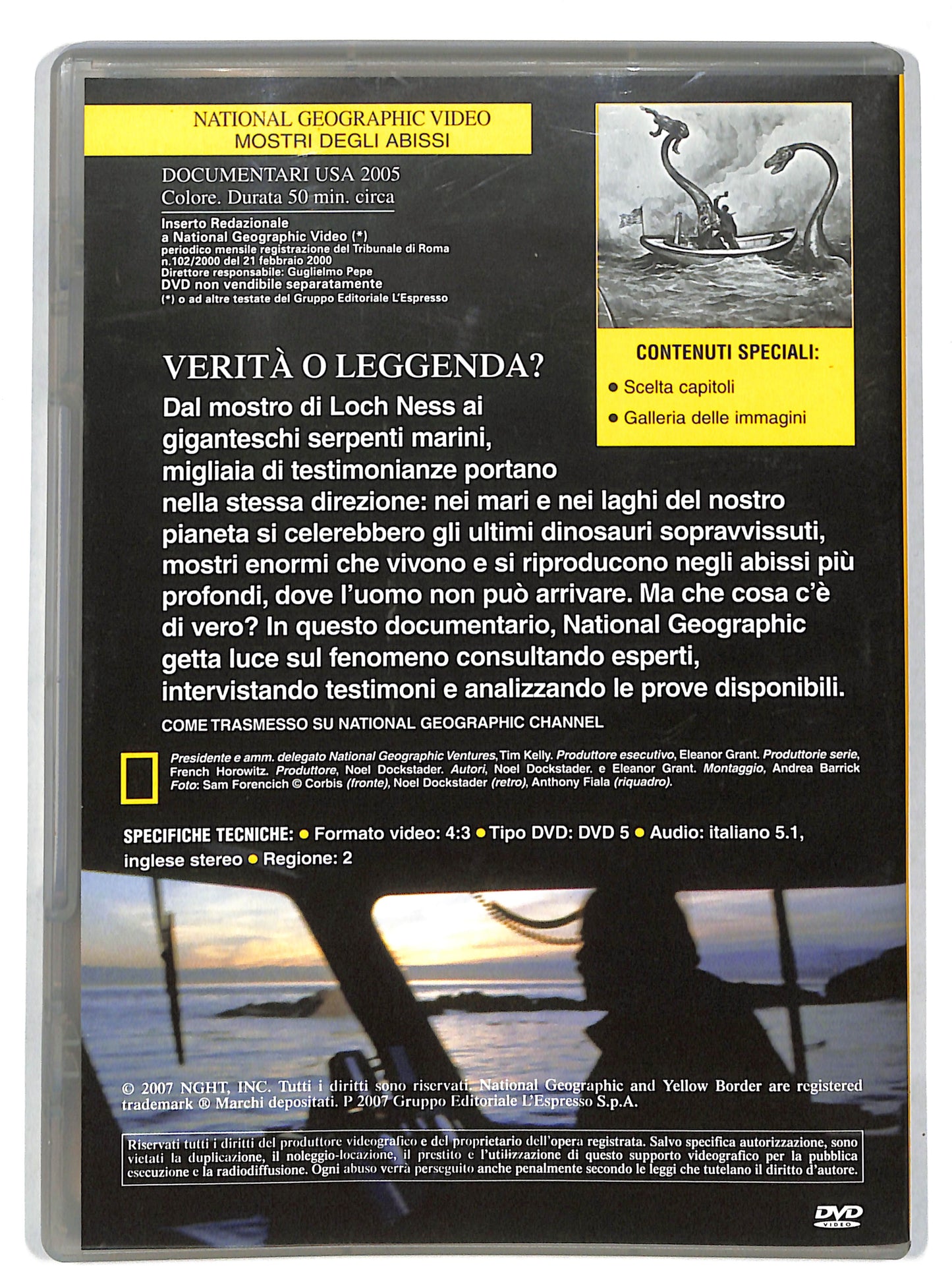 EBOND Mostri Degli Abissi EDITORIALE DVD DB704930