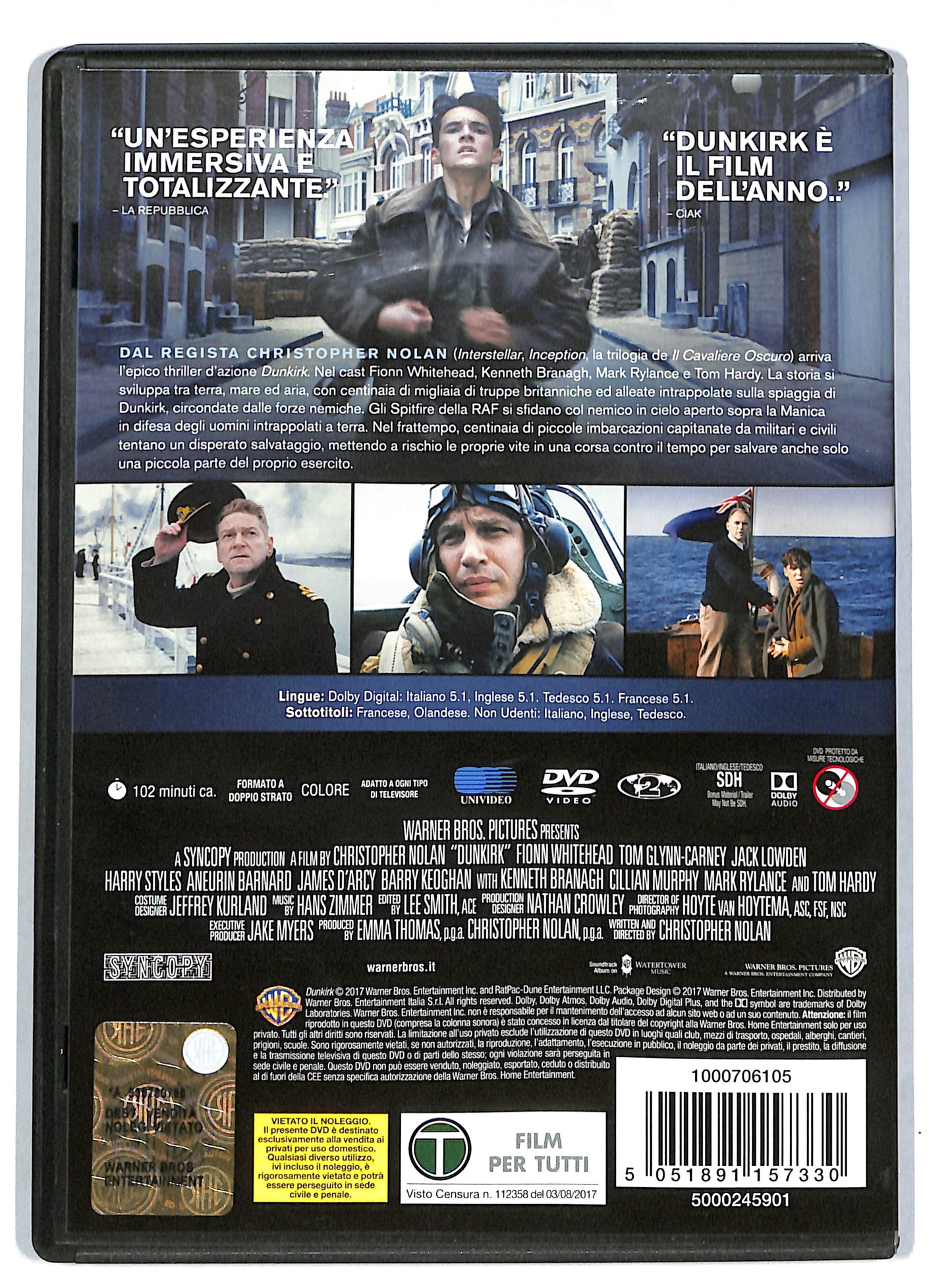 EBOND Dunkirk DVD DB704936