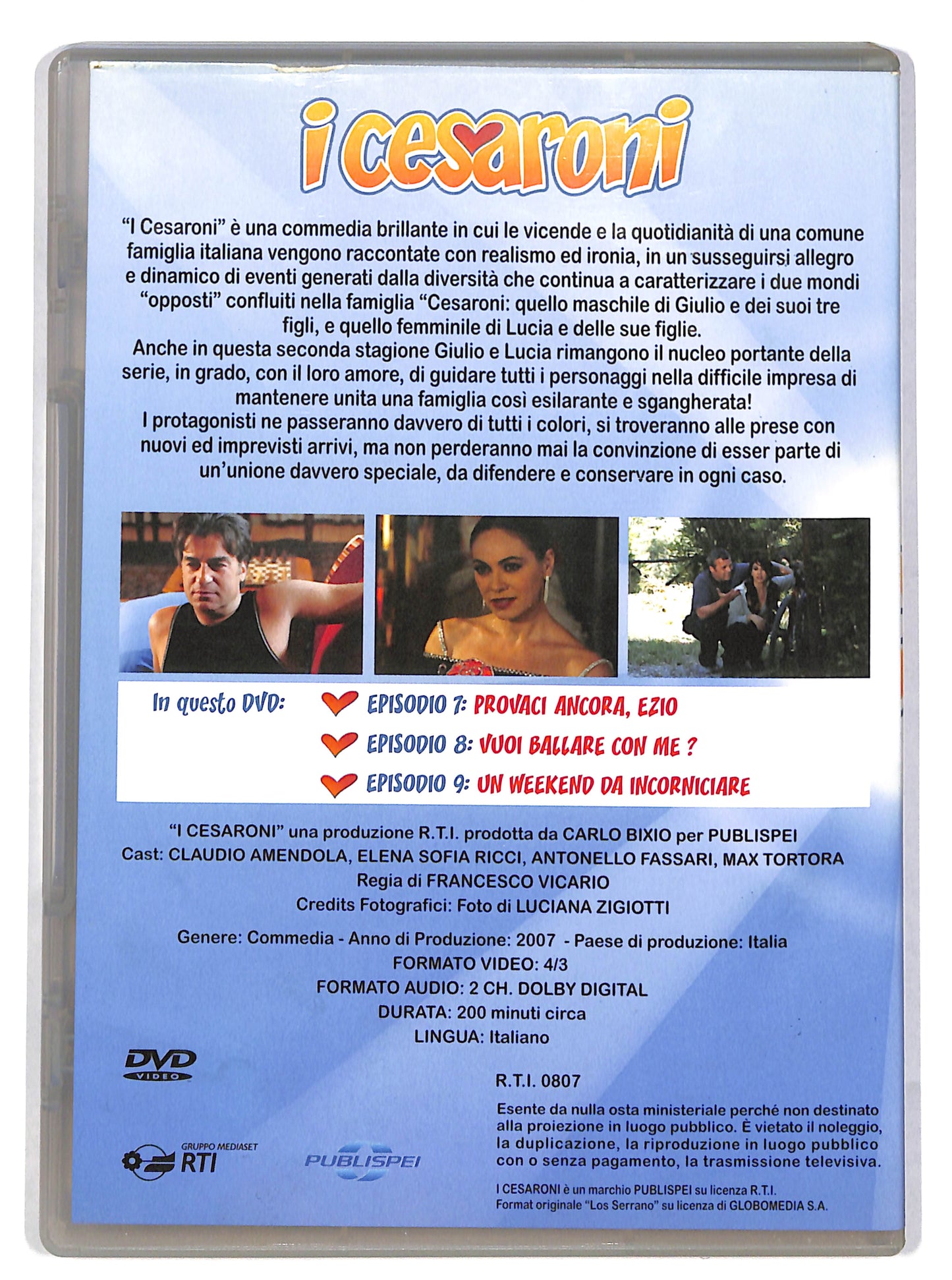 EBOND I Cesaroni seconda stagione ep 7 - 9 volume 3 EDITORIALE DVD DB704948