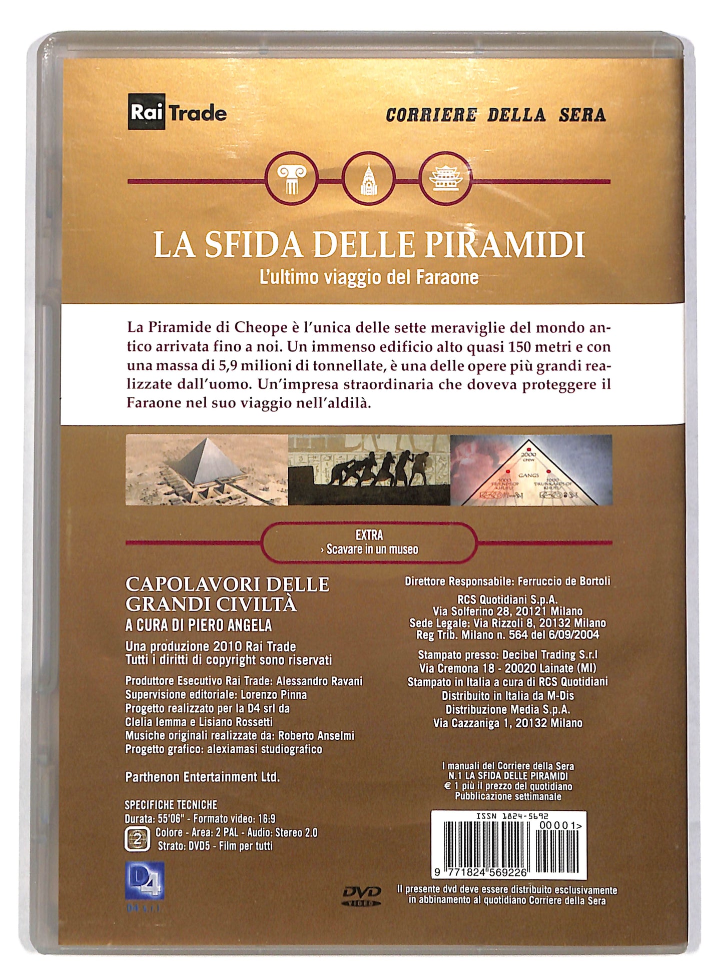 EBOND La Sfida Delle Piramidi EDITORIALE DVD DB704954