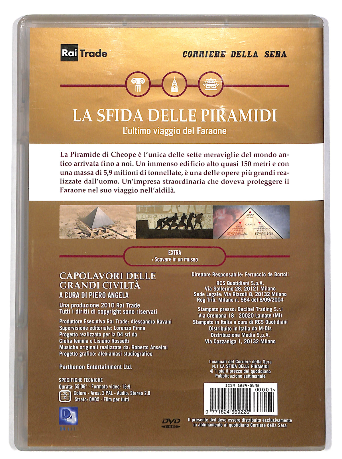 EBOND La Sfida Delle Piramidi EDITORIALE DVD DB704954