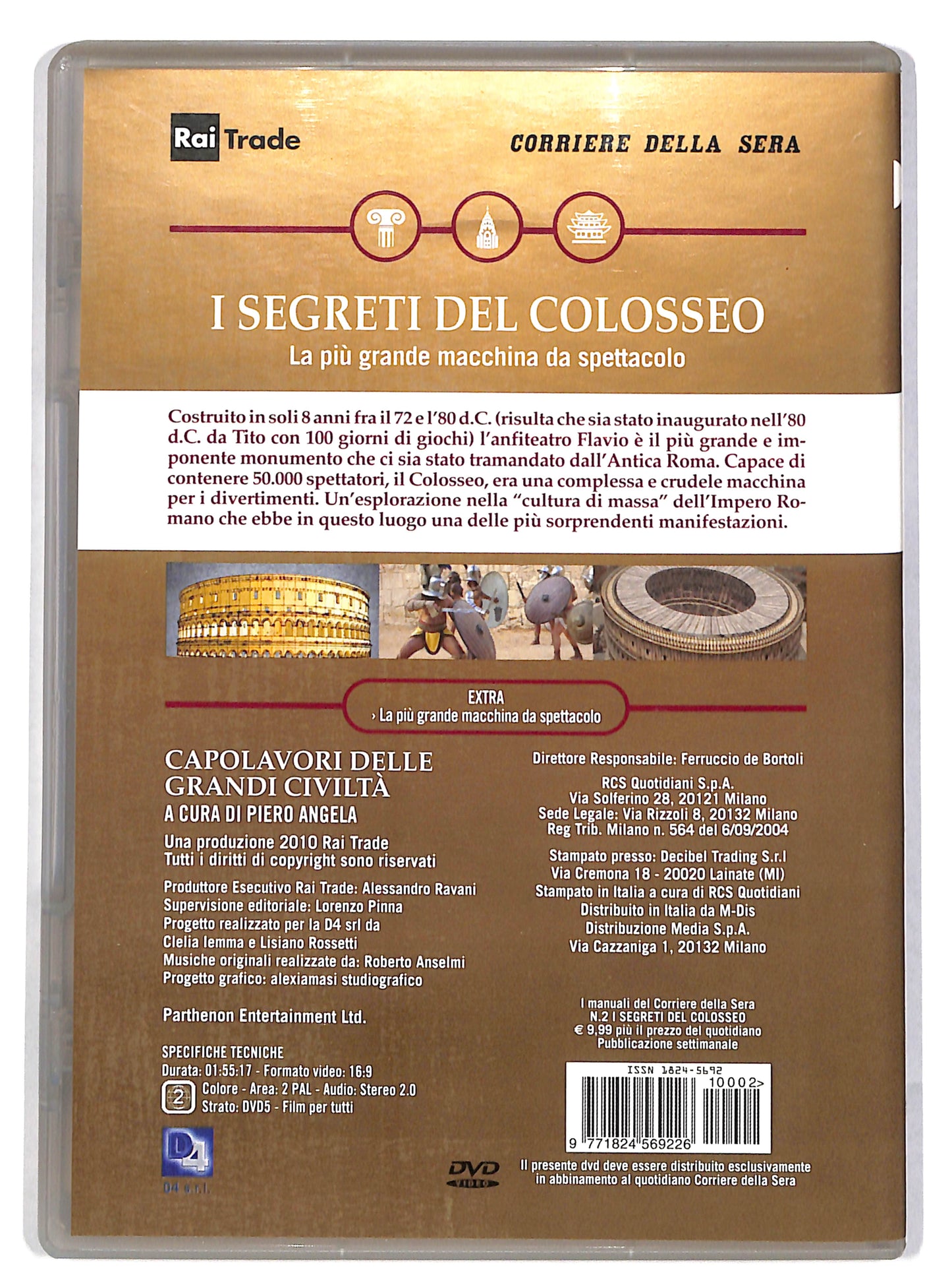 EBOND I segreti del Colosseo EDITORIALE DVD DB704955