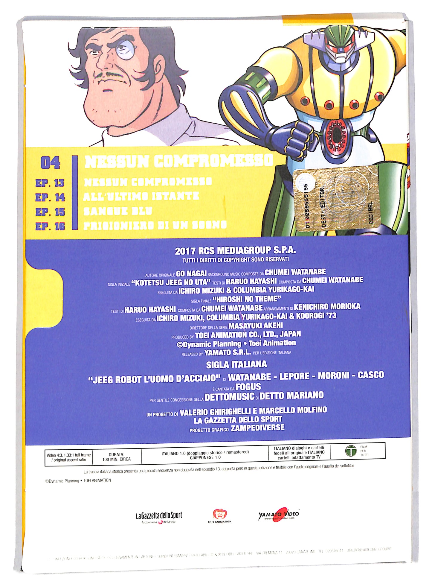 EBOND Jeeg robot d'acciaio vol 4 - nessun compromesso EDITORIALE DVD DB704968